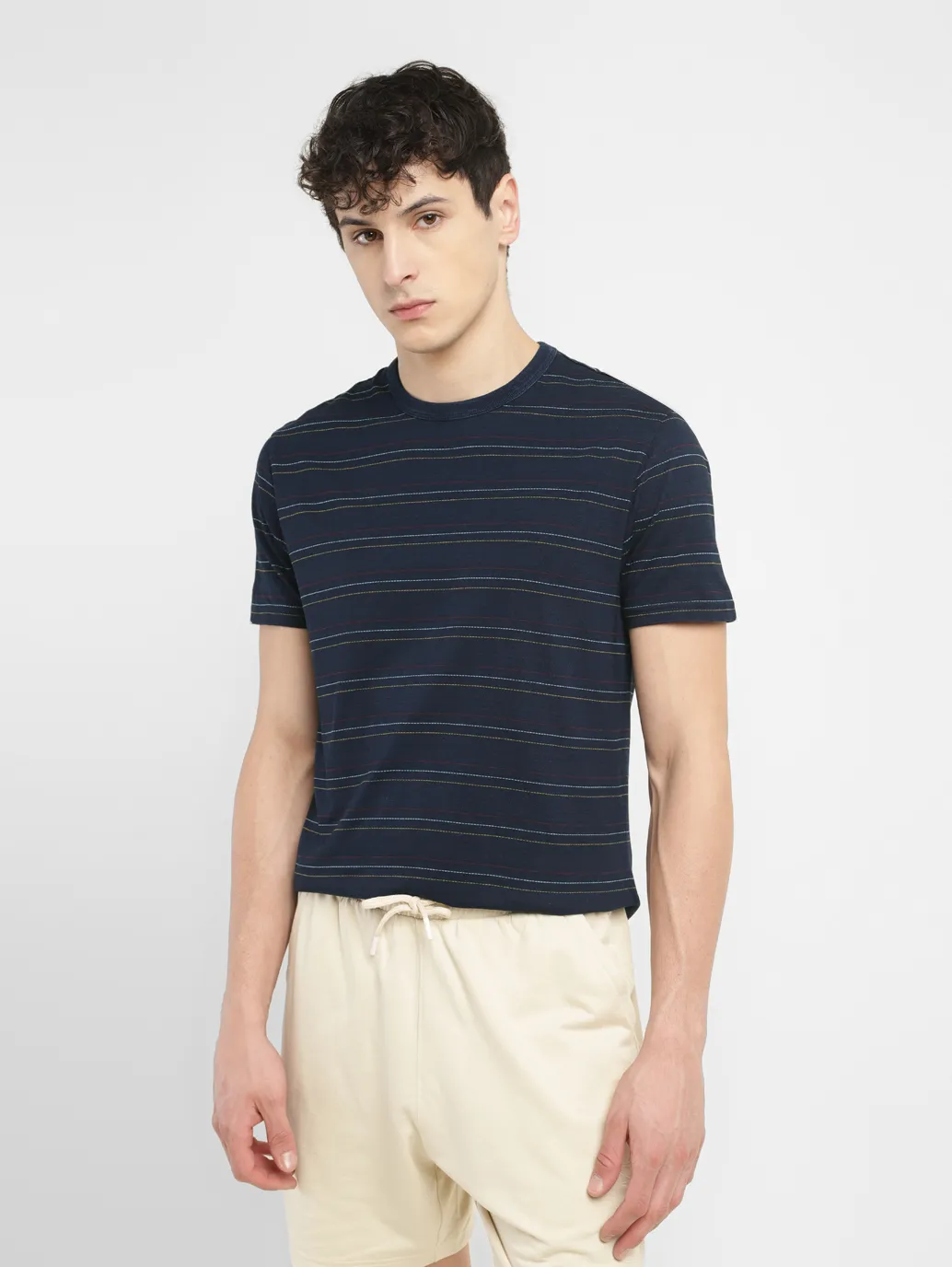 Men's Striped Slim Fit T-shirt - Image 6