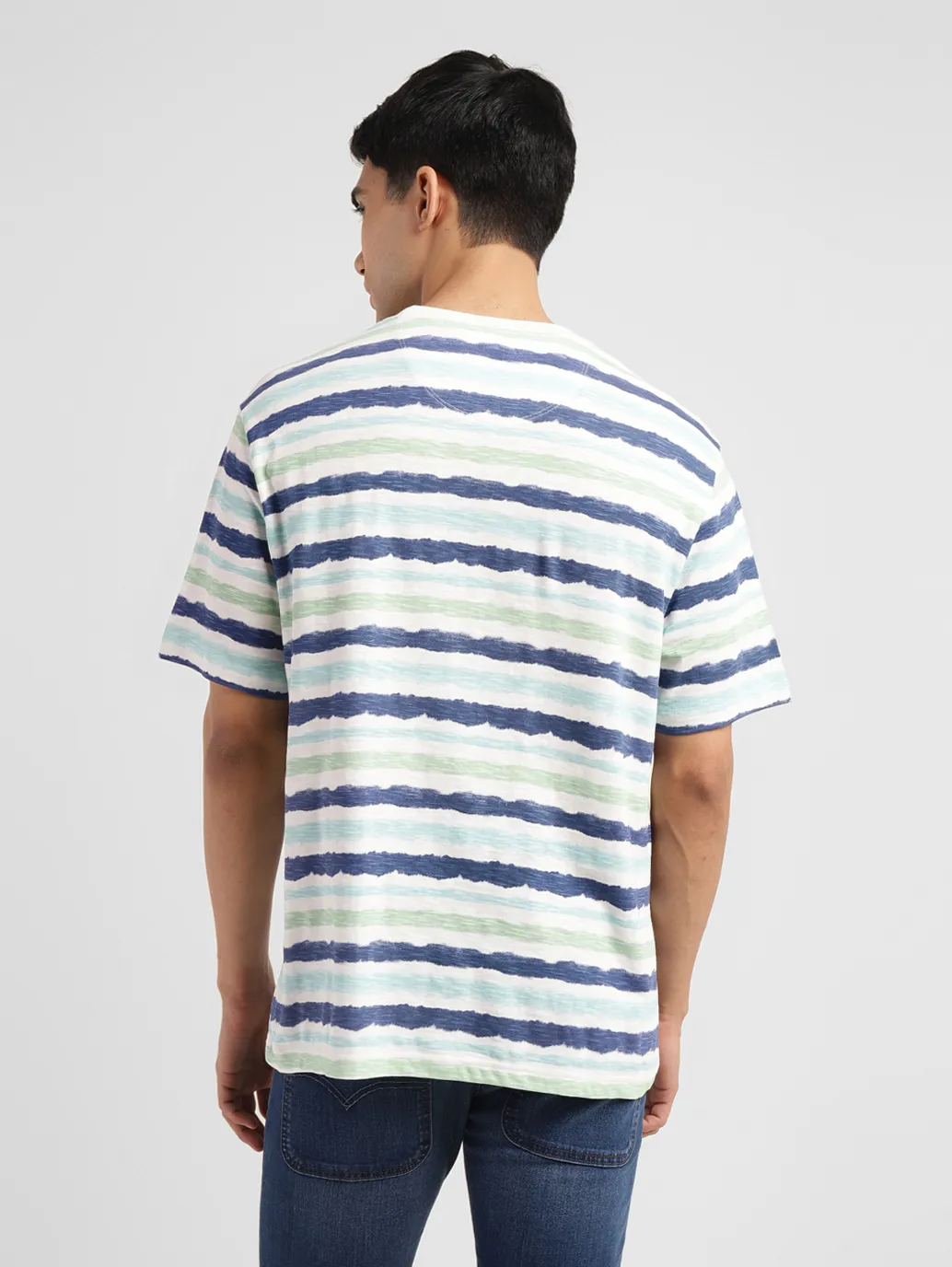 Men's Striped Slim Fit T-shirt - Image 3
