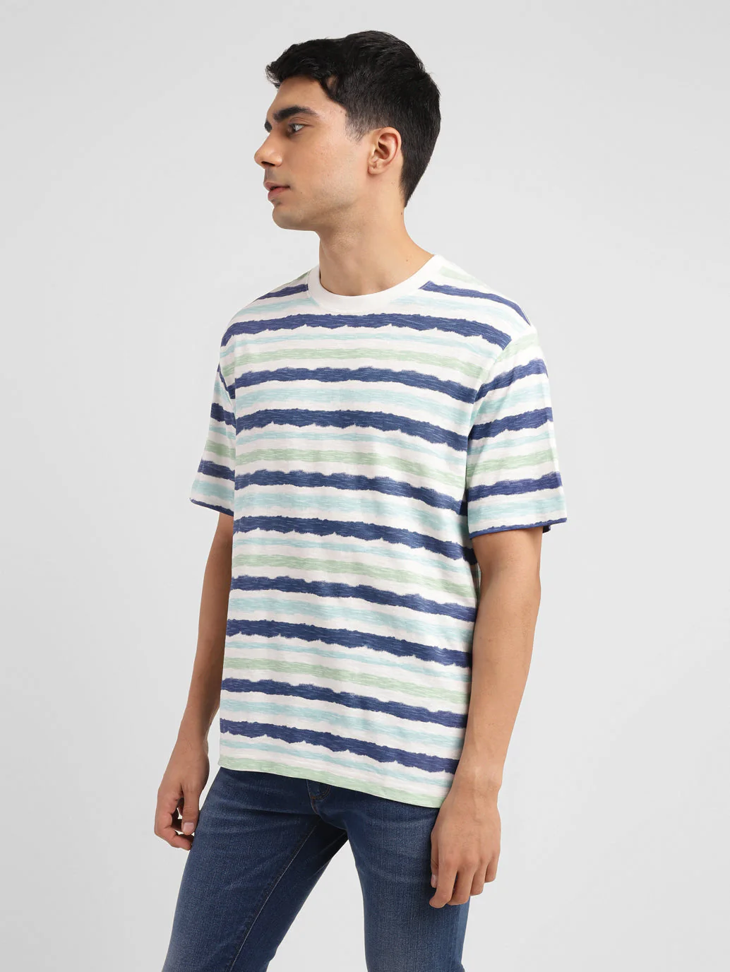 Men's Striped Slim Fit T-shirt - Image 5