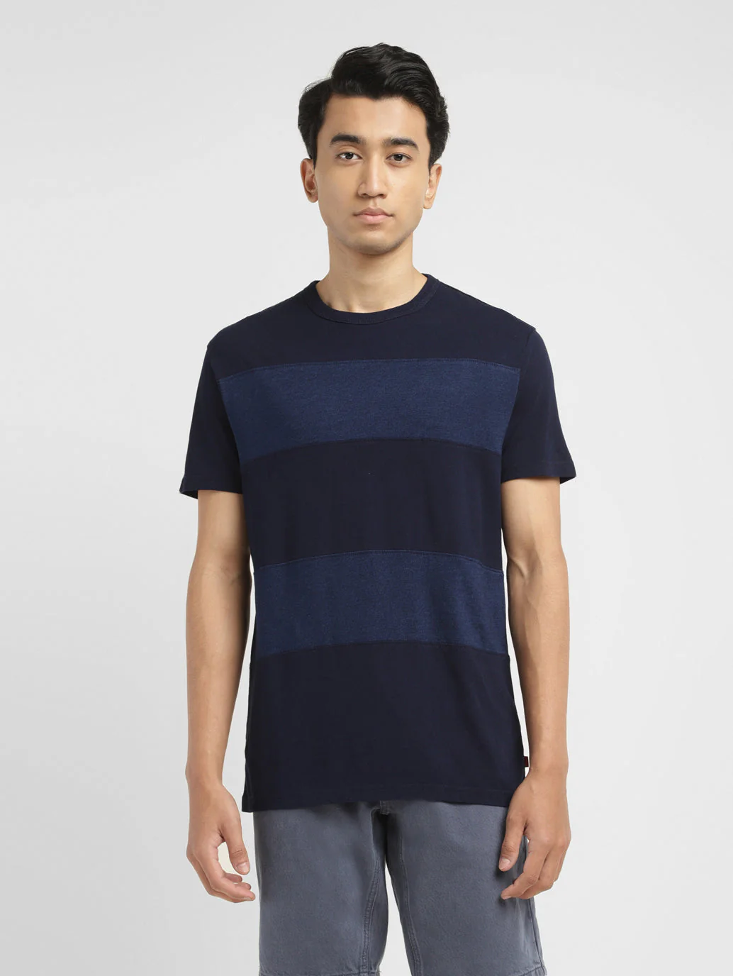 Men's Striped Slim Fit T-shirt - Image 2