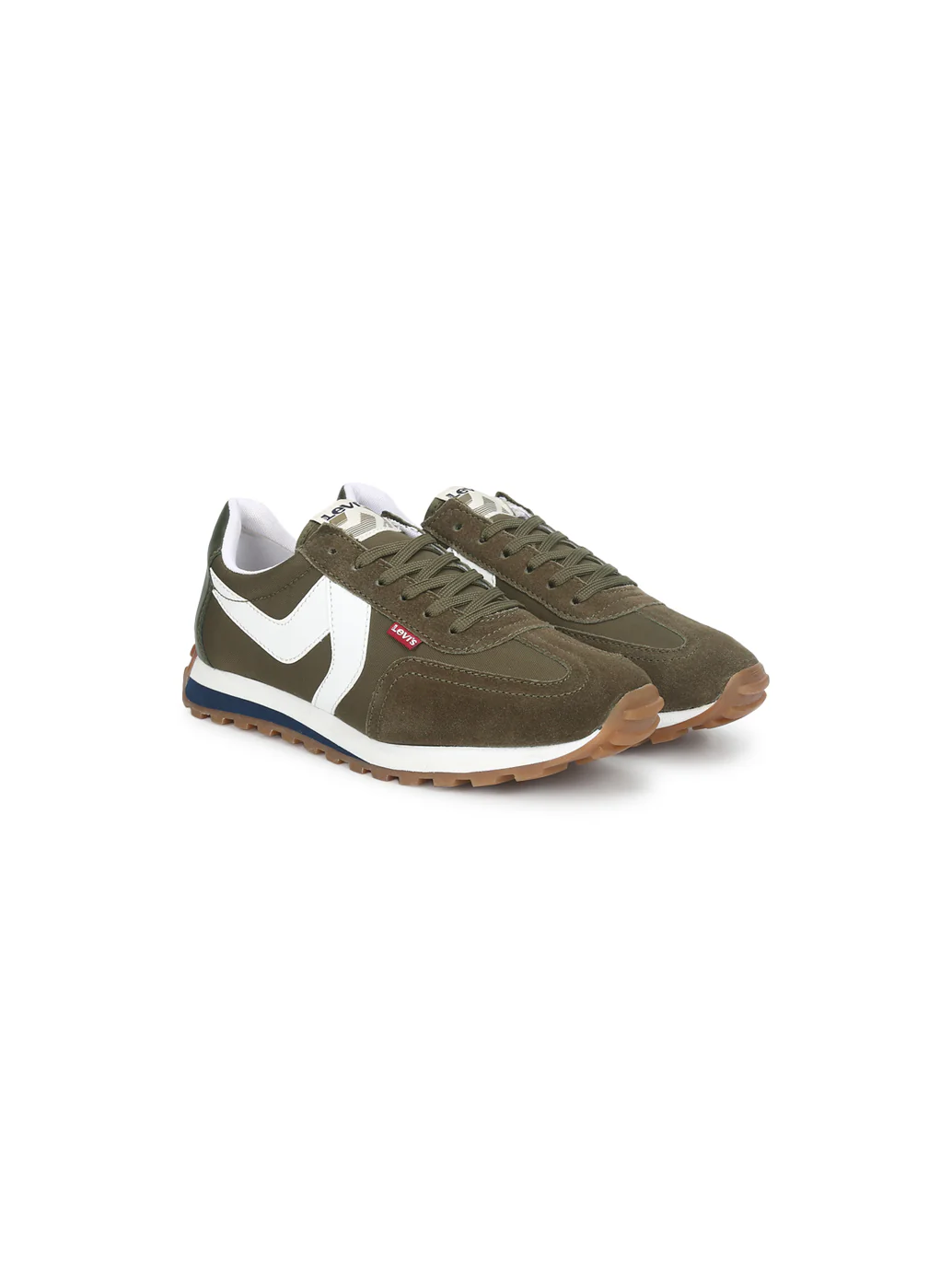 Men's Stryder Olive Casual Shoes - Image 5