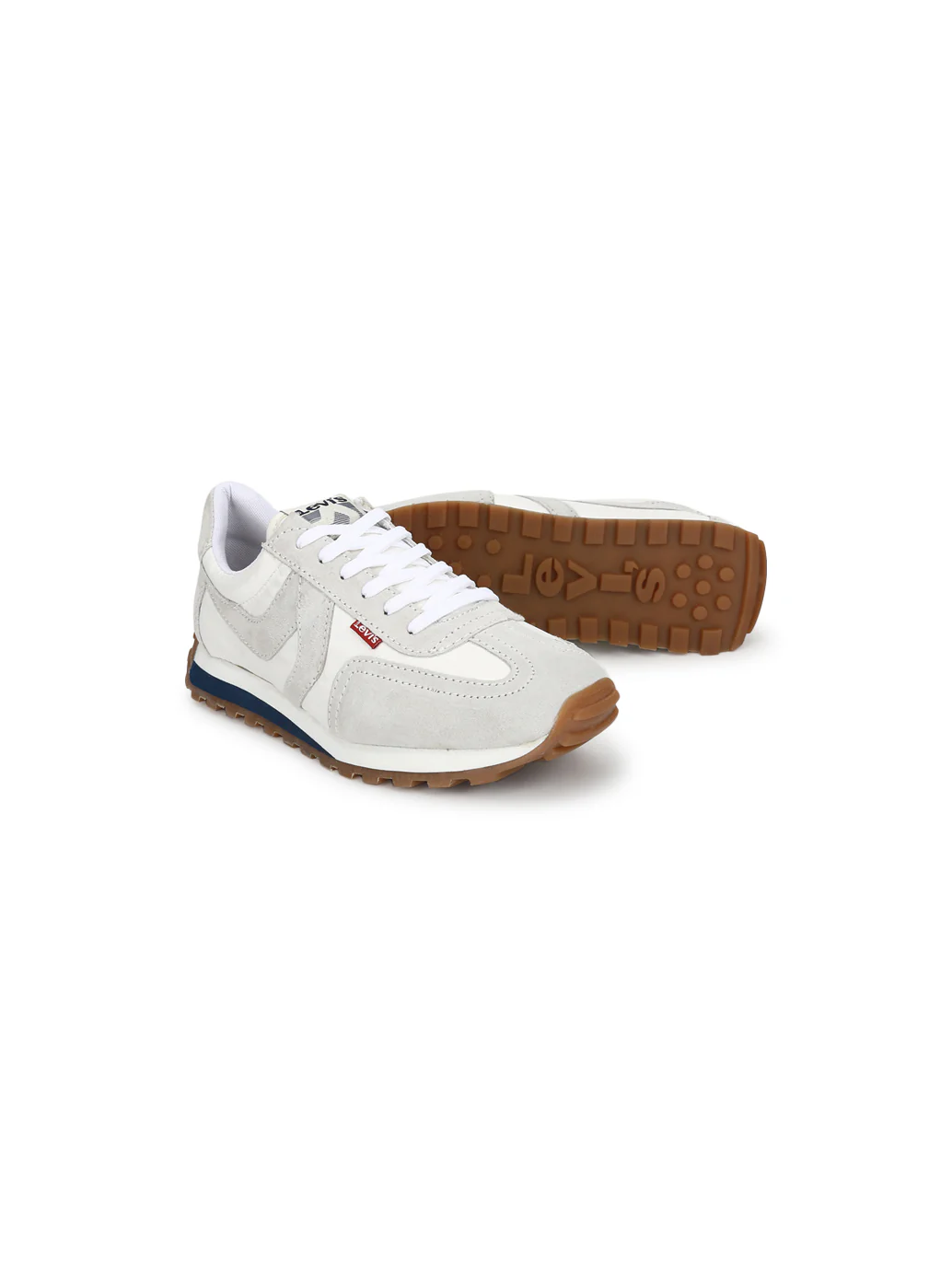 Men's Stryder White Casual Shoes - Image 3