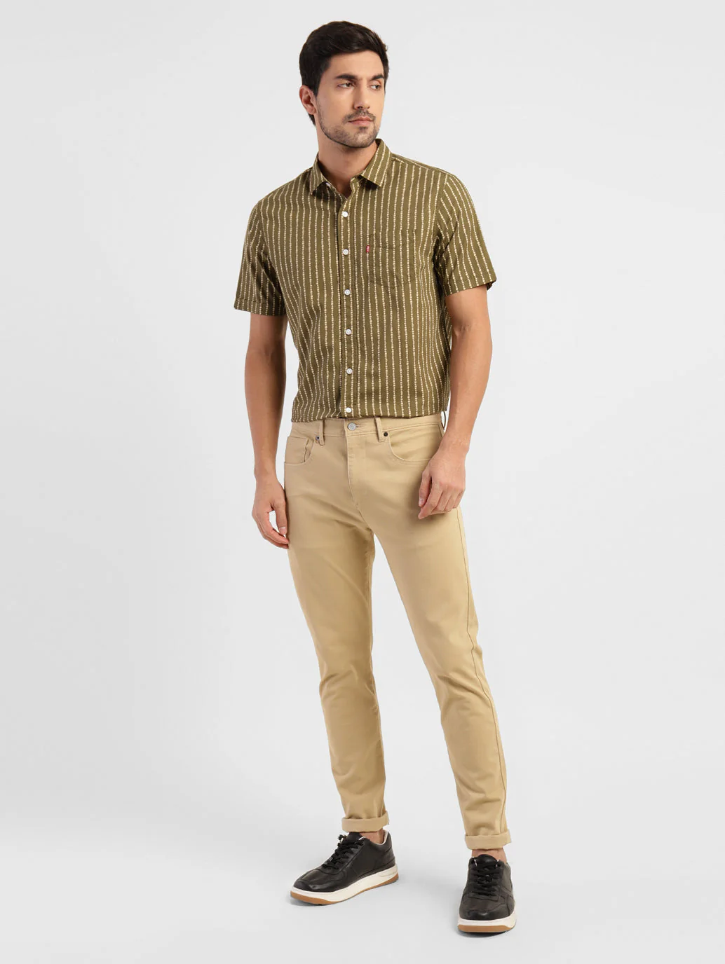 Men's Slim Tapered Fit Trousers - Image 2