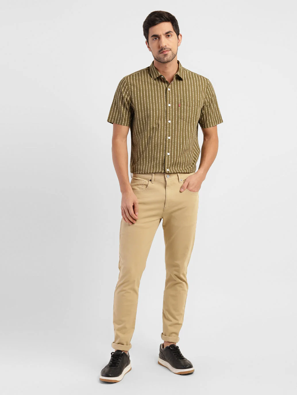 Men's Slim Tapered Fit Trousers - Image 7