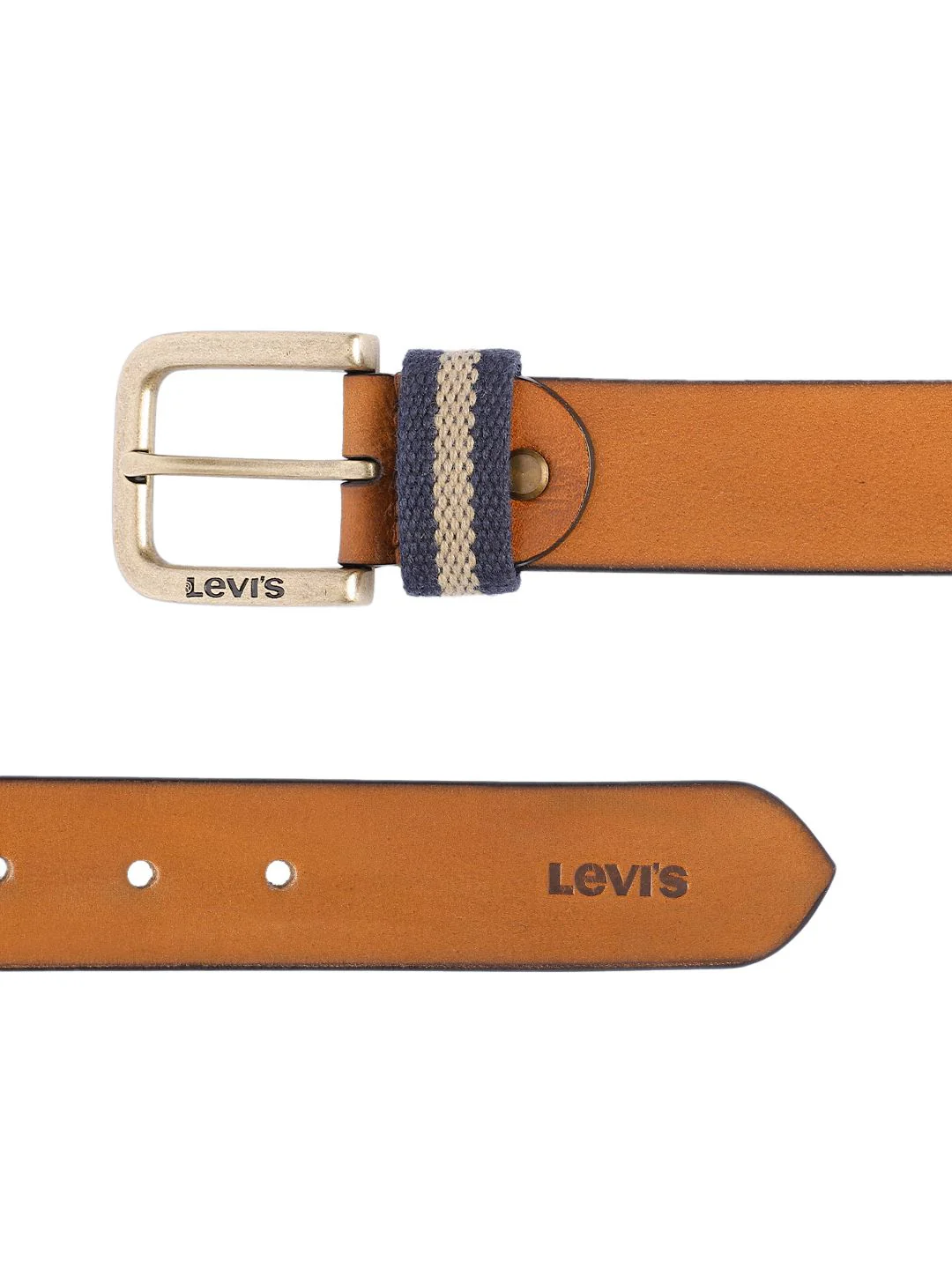 Men's Tan Solid Belt - Image 4