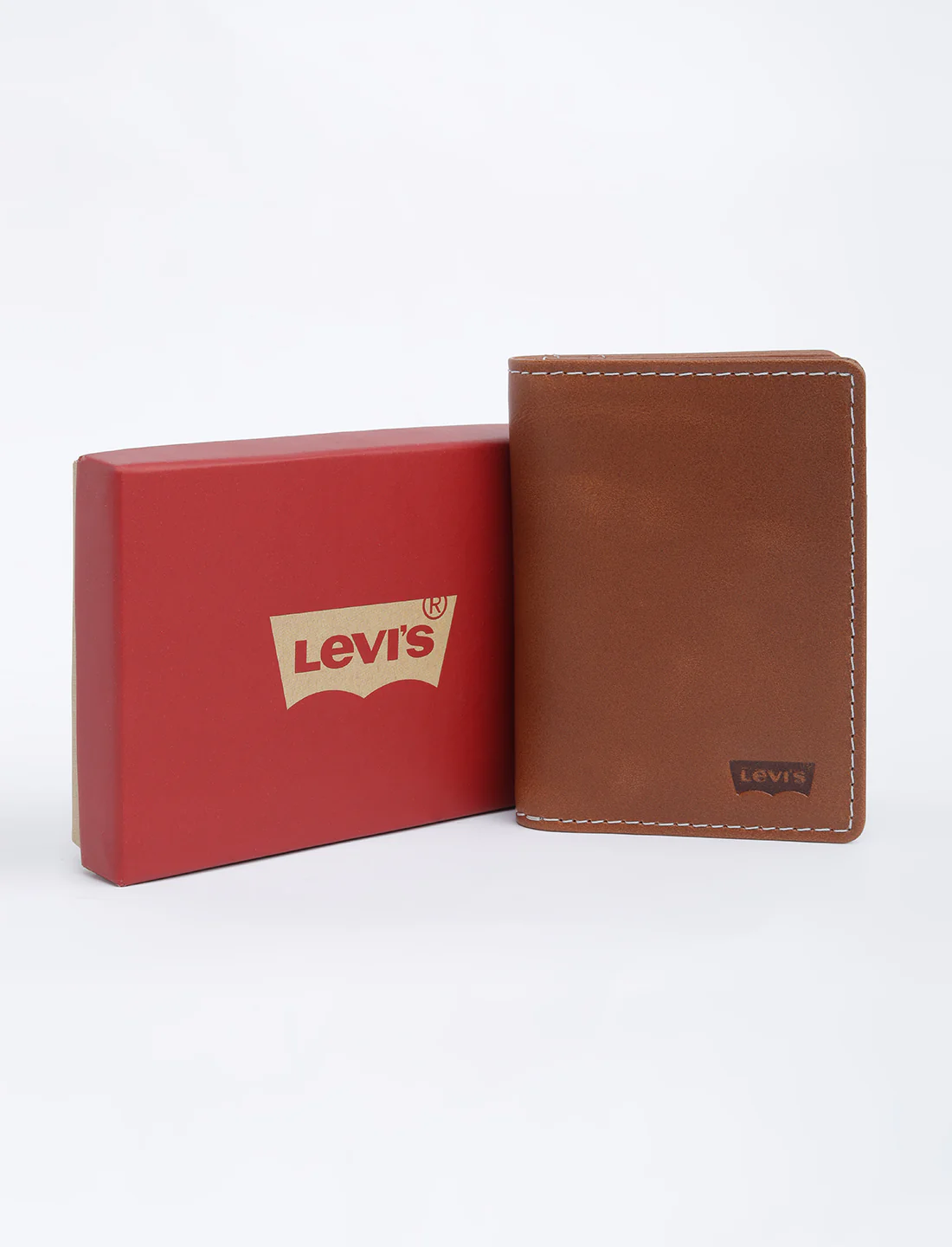 Men's Tan Solid Card Holder - Image 8