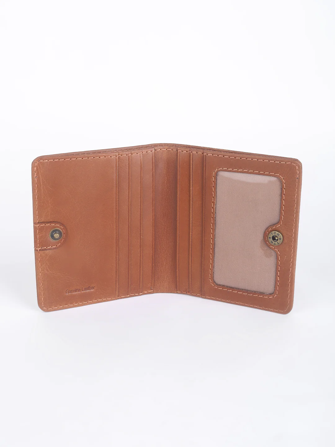 Men's Tan Solid Card Holder - Image 6