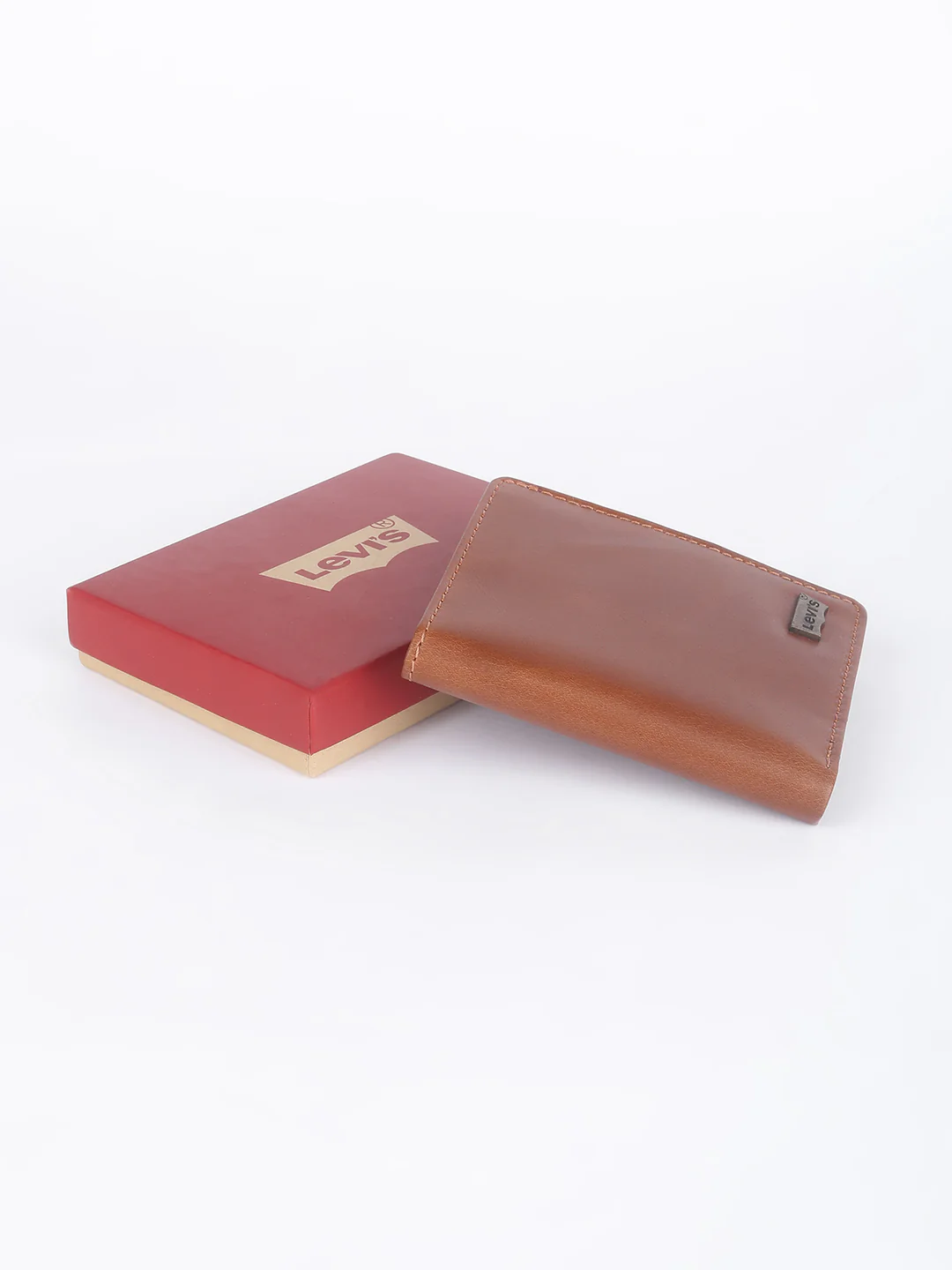 Men's Tan Solid Card Holder - Image 7