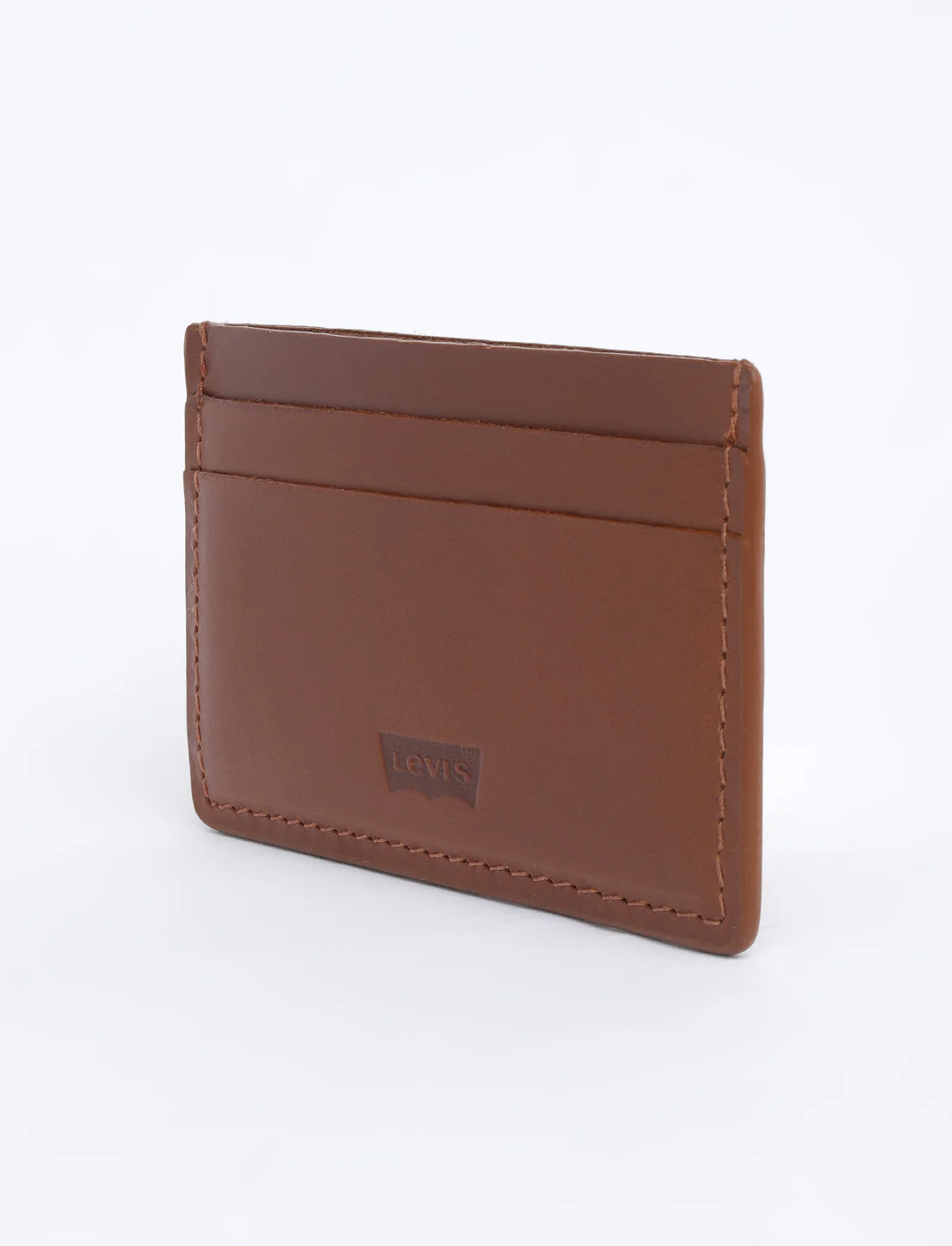 Men's Tan Solid Card Holder - Image 5