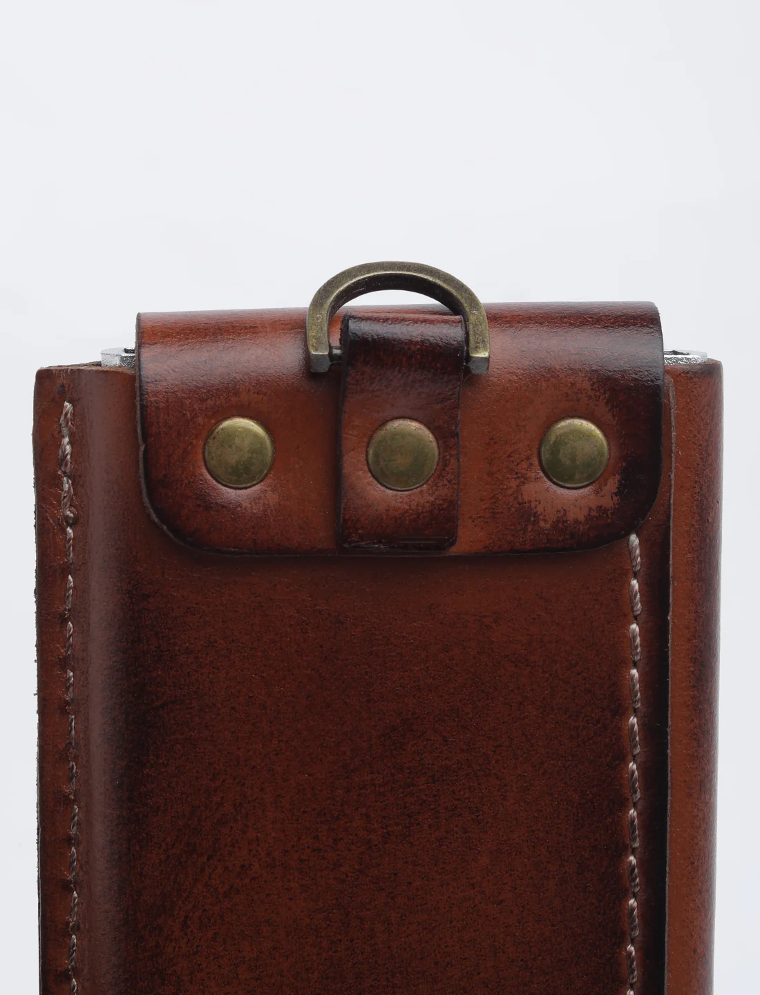 Men's Tan Solid Card Holder - Image 5