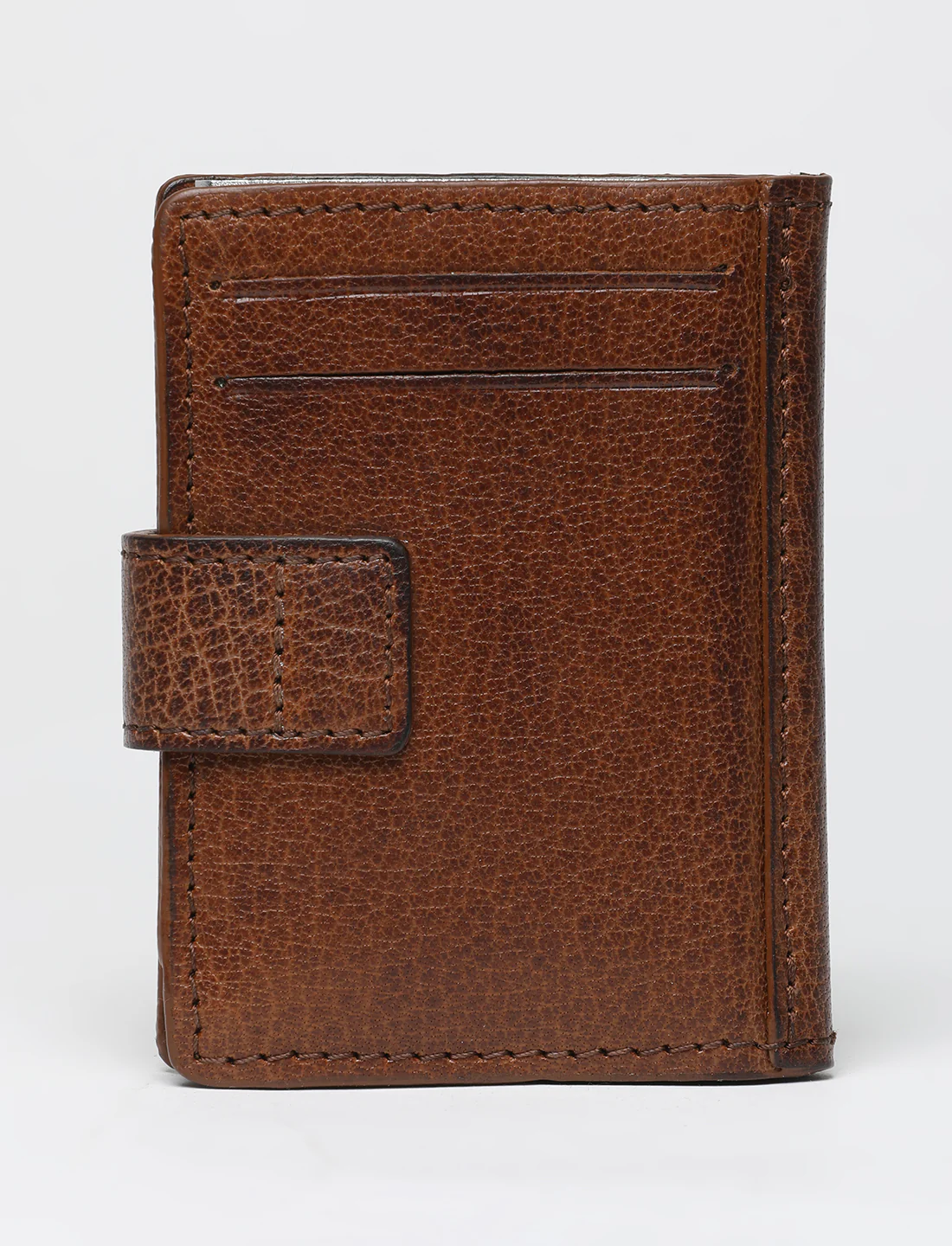 Men's Tan Solid Card Holder - Image 7
