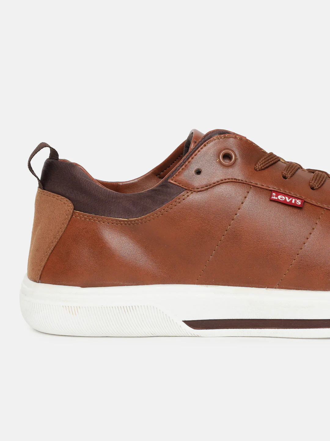 Men's Tan Solid Shoes - Image 2