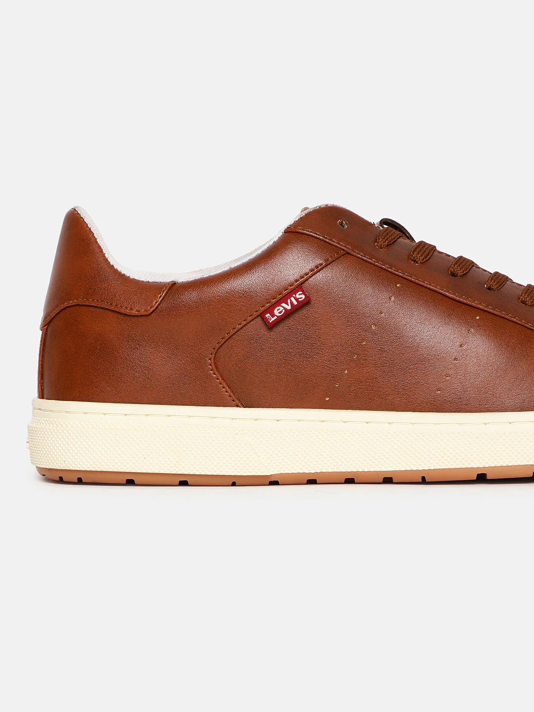 Men's Tan Solid Shoes - Image 2