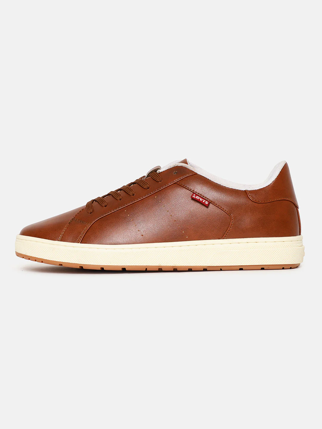 Men's Tan Solid Shoes - Image 4