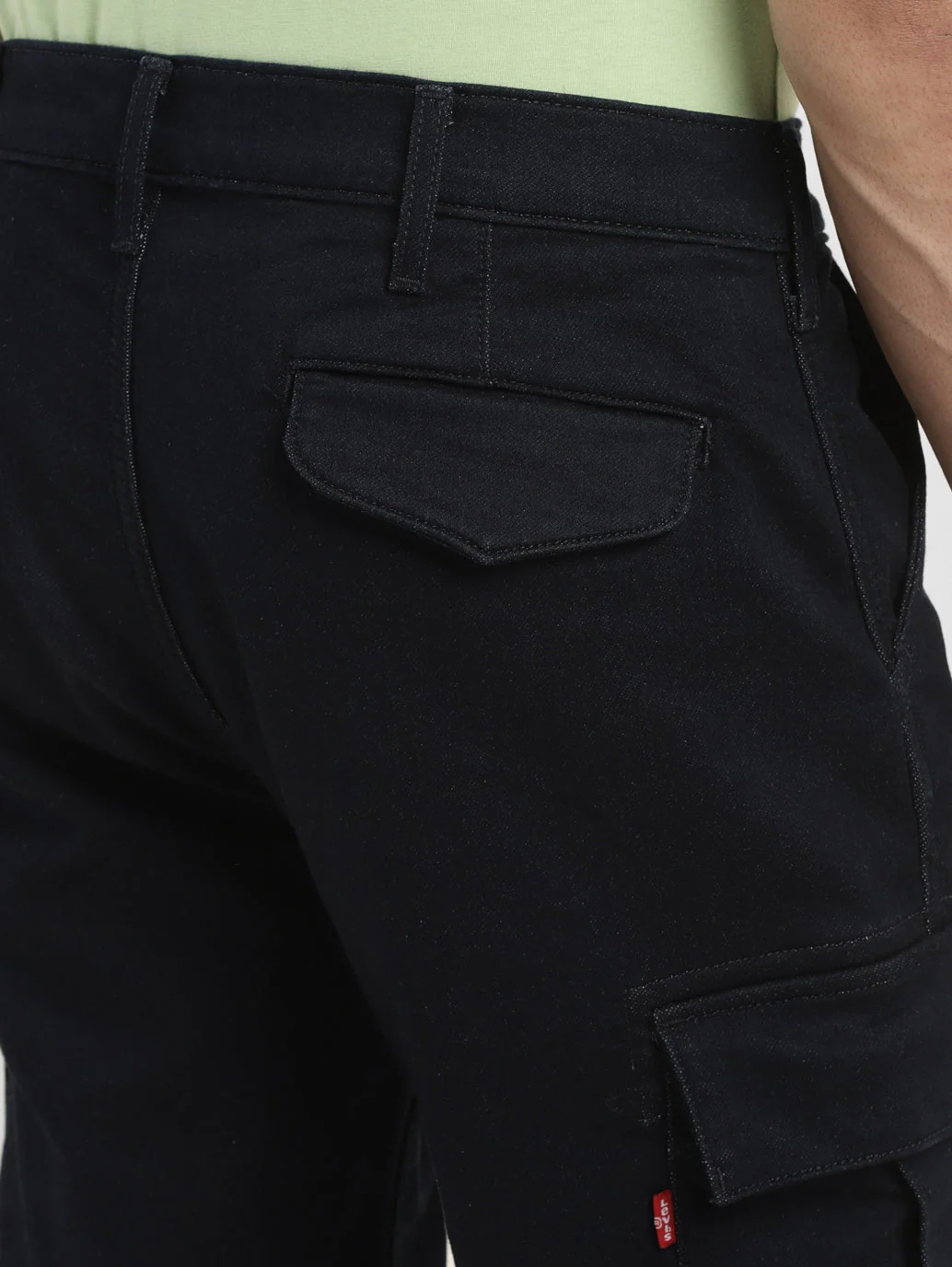 Men's Tapered Dark Indigo Joggers - Image 5