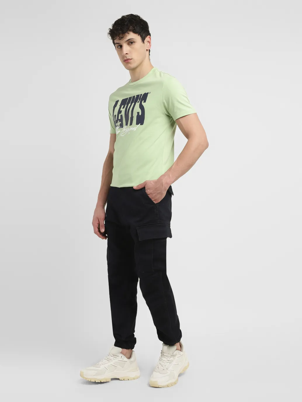 Men's Tapered Dark Indigo Joggers - Image 8