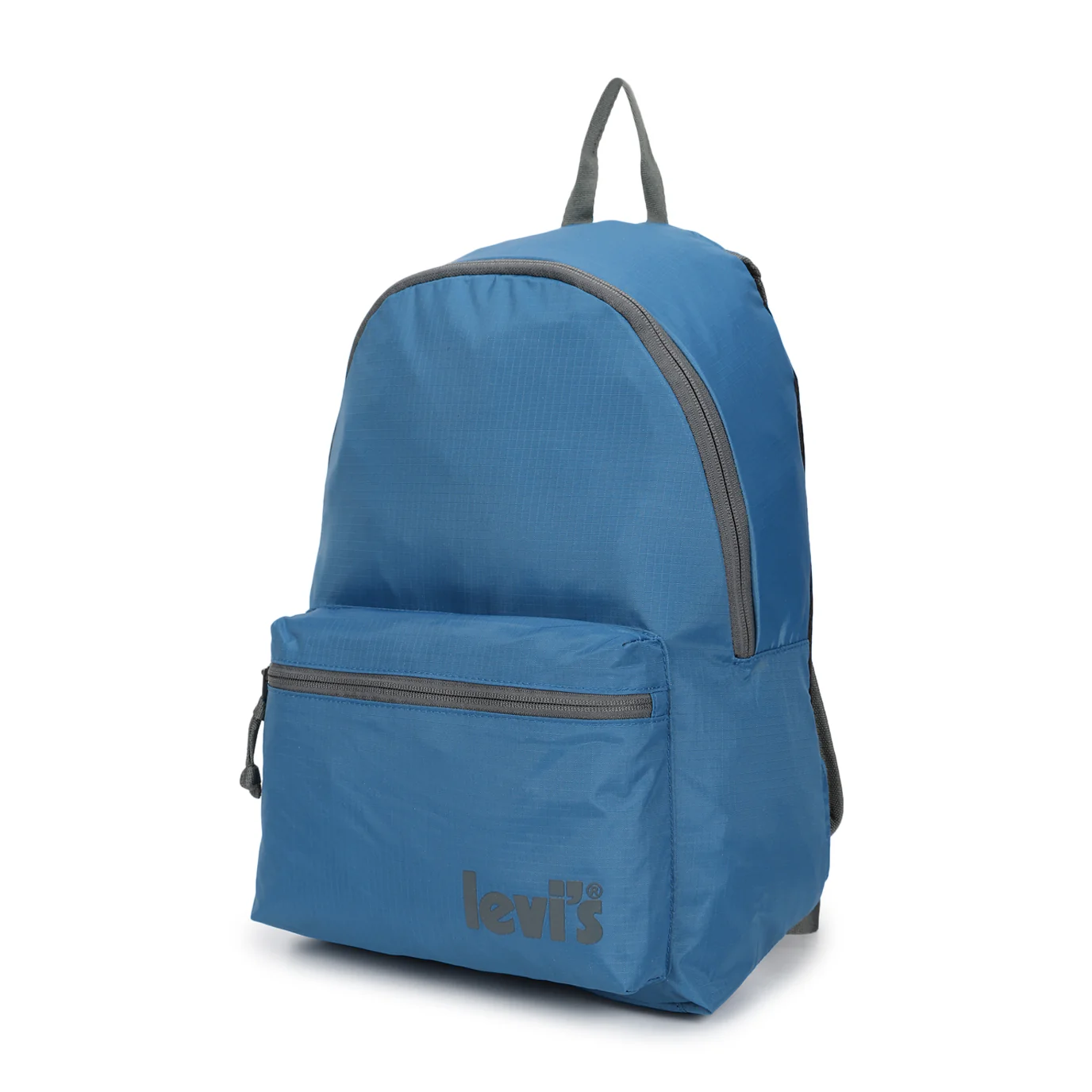 Men's Teal Blue Solid Backpack - Image 2