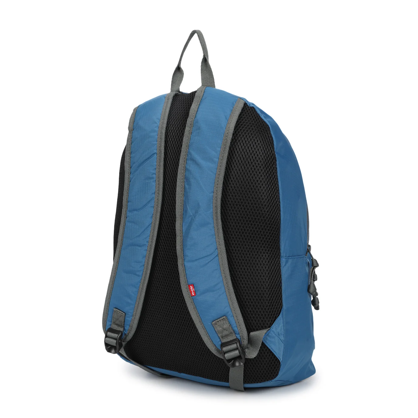 Men's Teal Blue Solid Backpack - Image 3