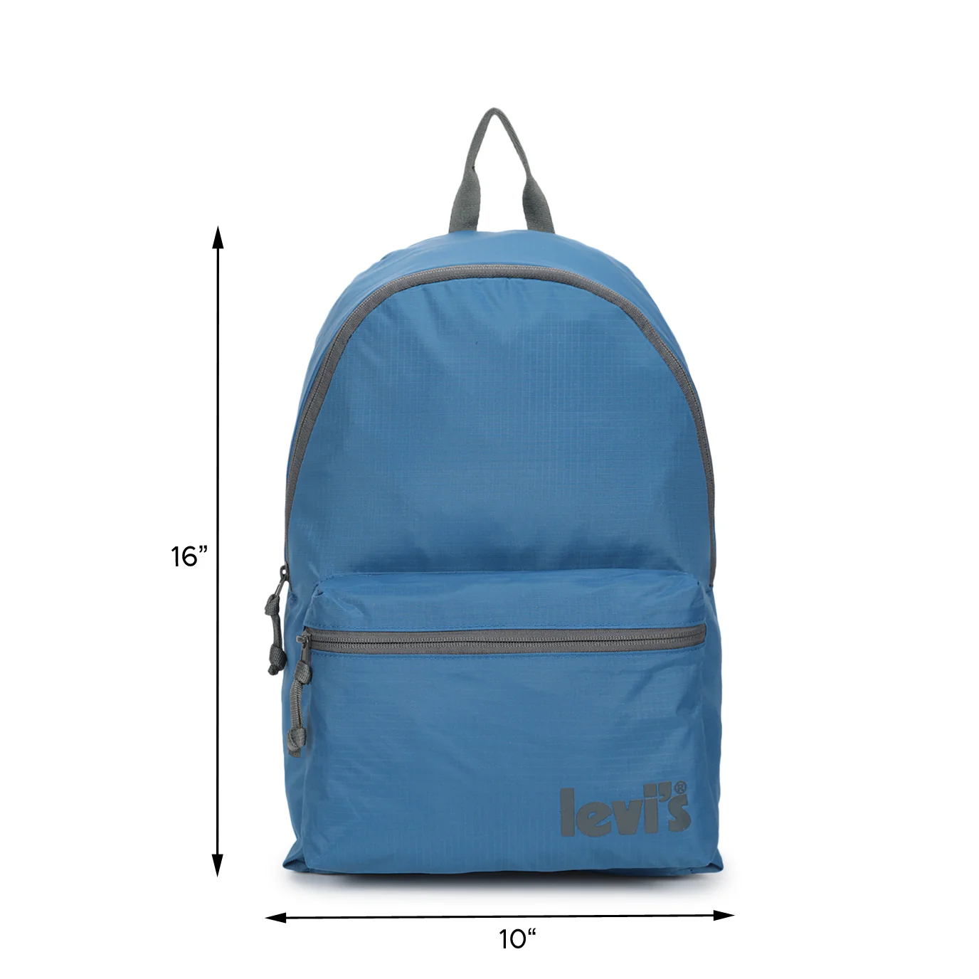 Men's Teal Blue Solid Backpack - Image 9