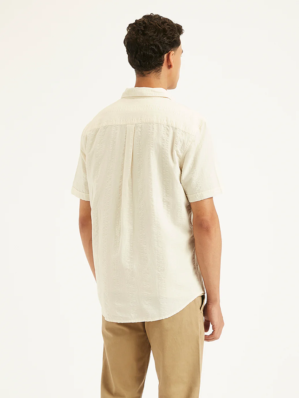 Men's Textured Slim Fit Shirt - Image 6