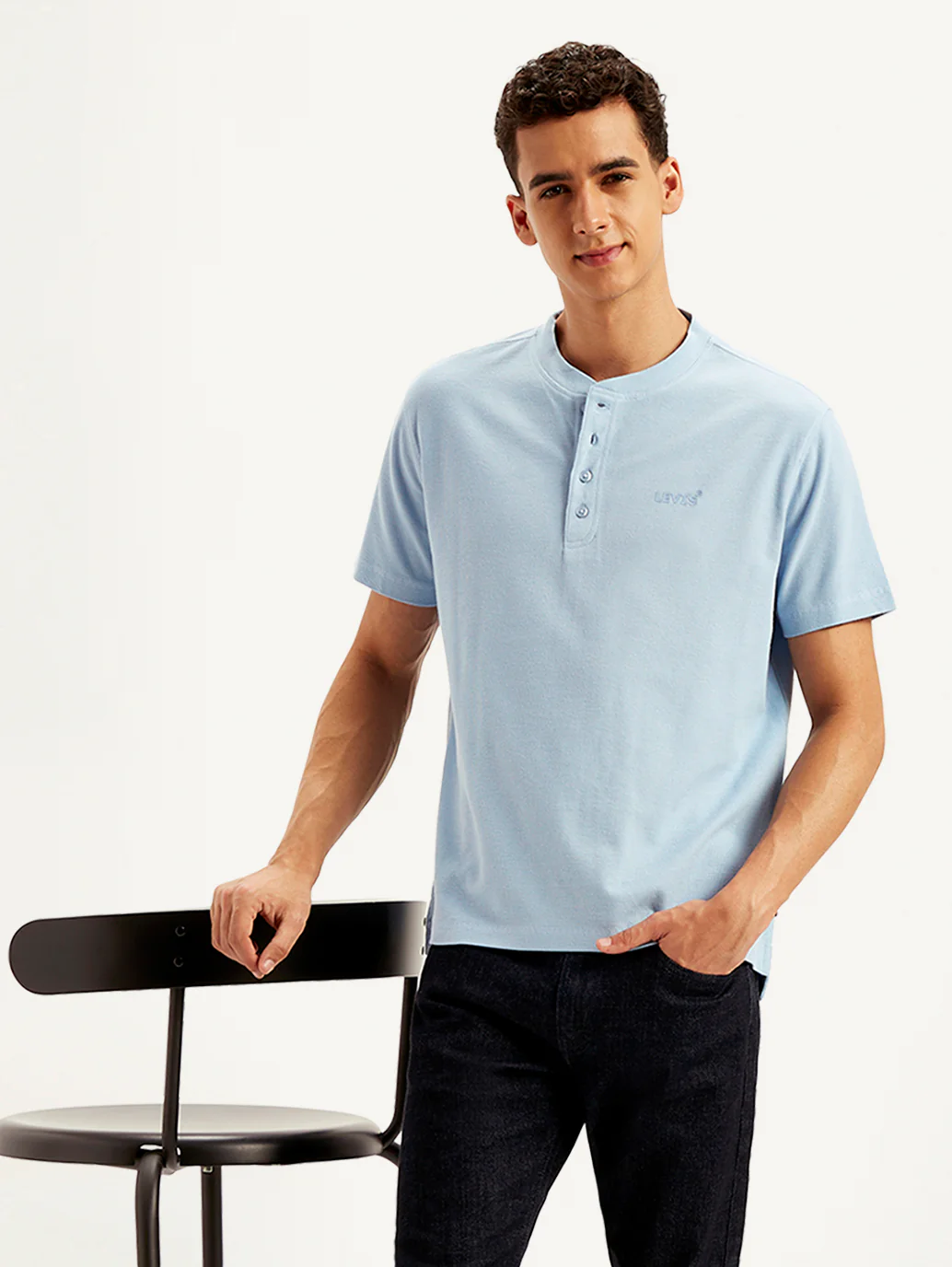 Men's Textured Slim Fit T-Shirt - Image 2