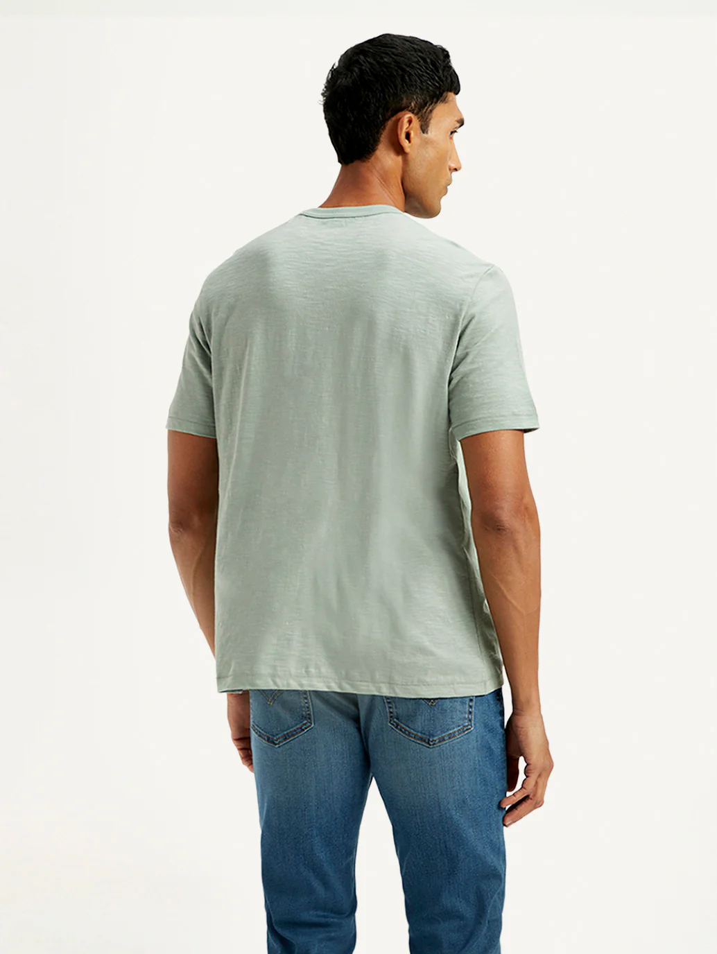 Men's Textured Regular Fit T-Shirt - Image 2