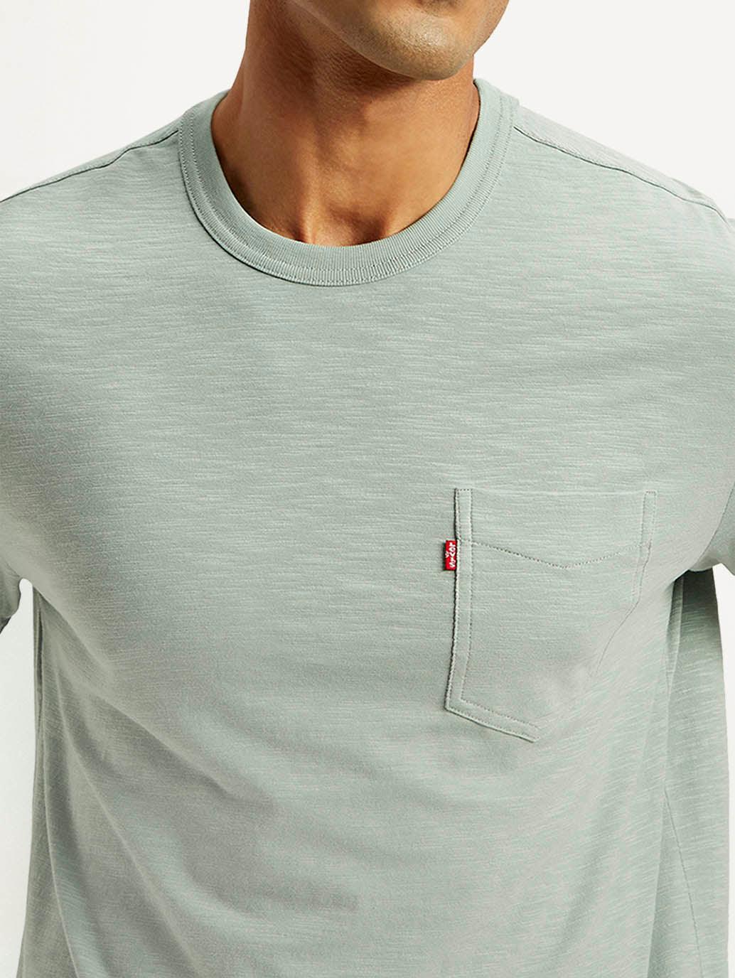 Men's Textured Regular Fit T-Shirt - Image 3