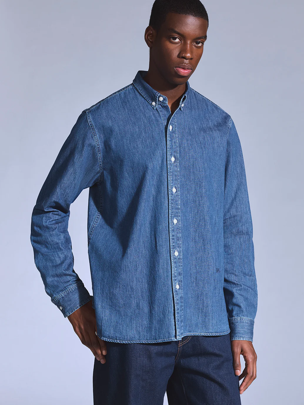 Men's Textured Slim Fit Shirt - Image 3