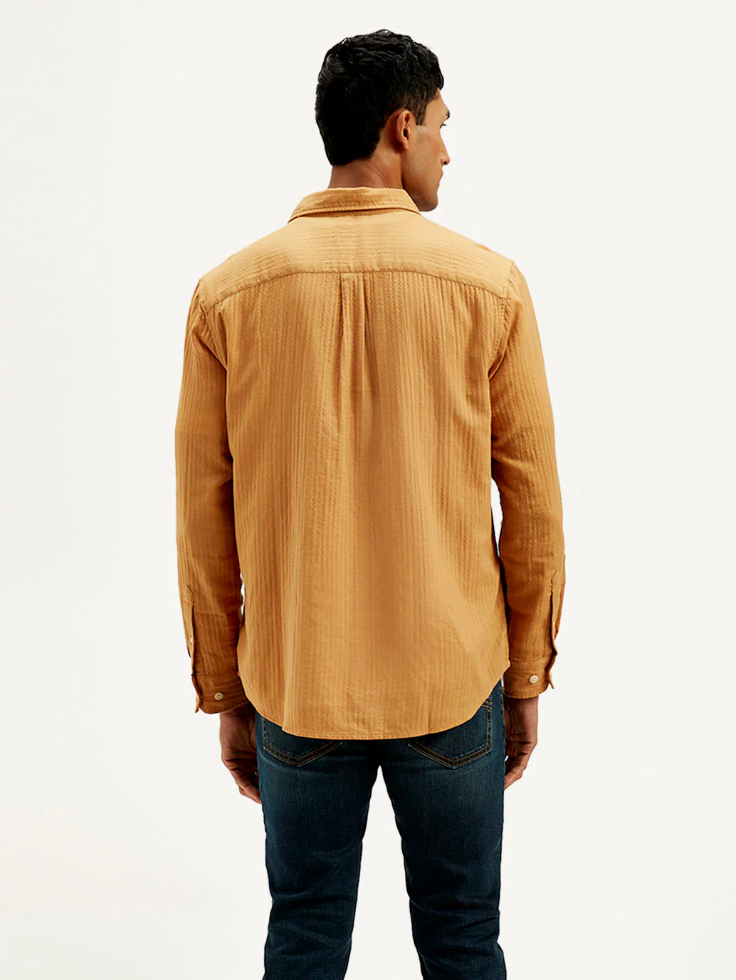 Men's Textured Slim Fit Shirt - Image 4