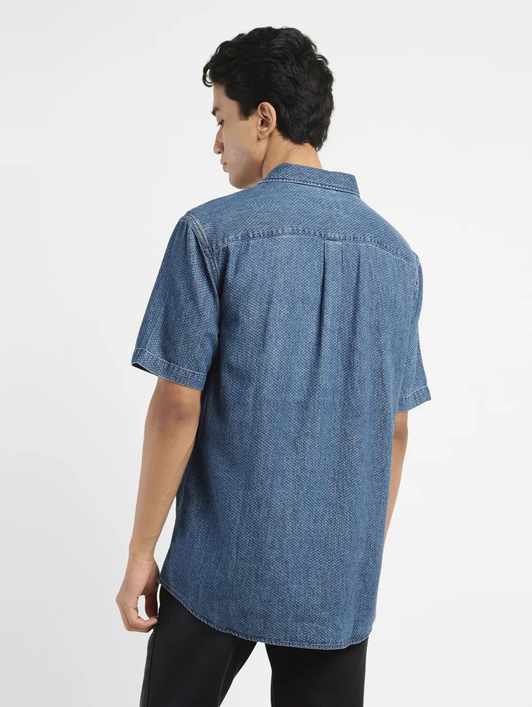 Men's Textured Slim Fit Shirt - Image 3