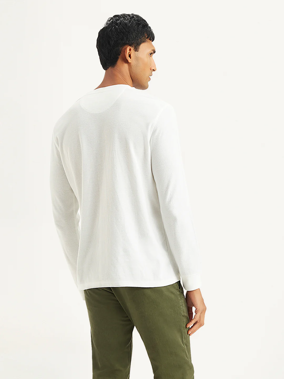 Men's Textured Slim Fit T-Shirt - Image 3