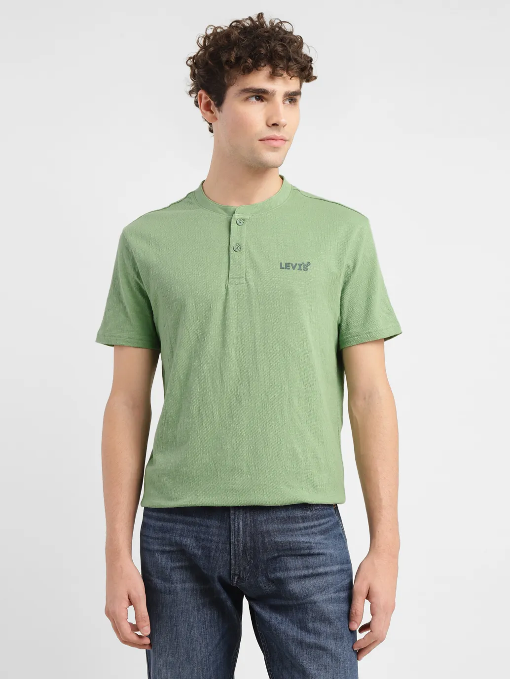 Men's Textured Slim Fit T-shirt - Image 6