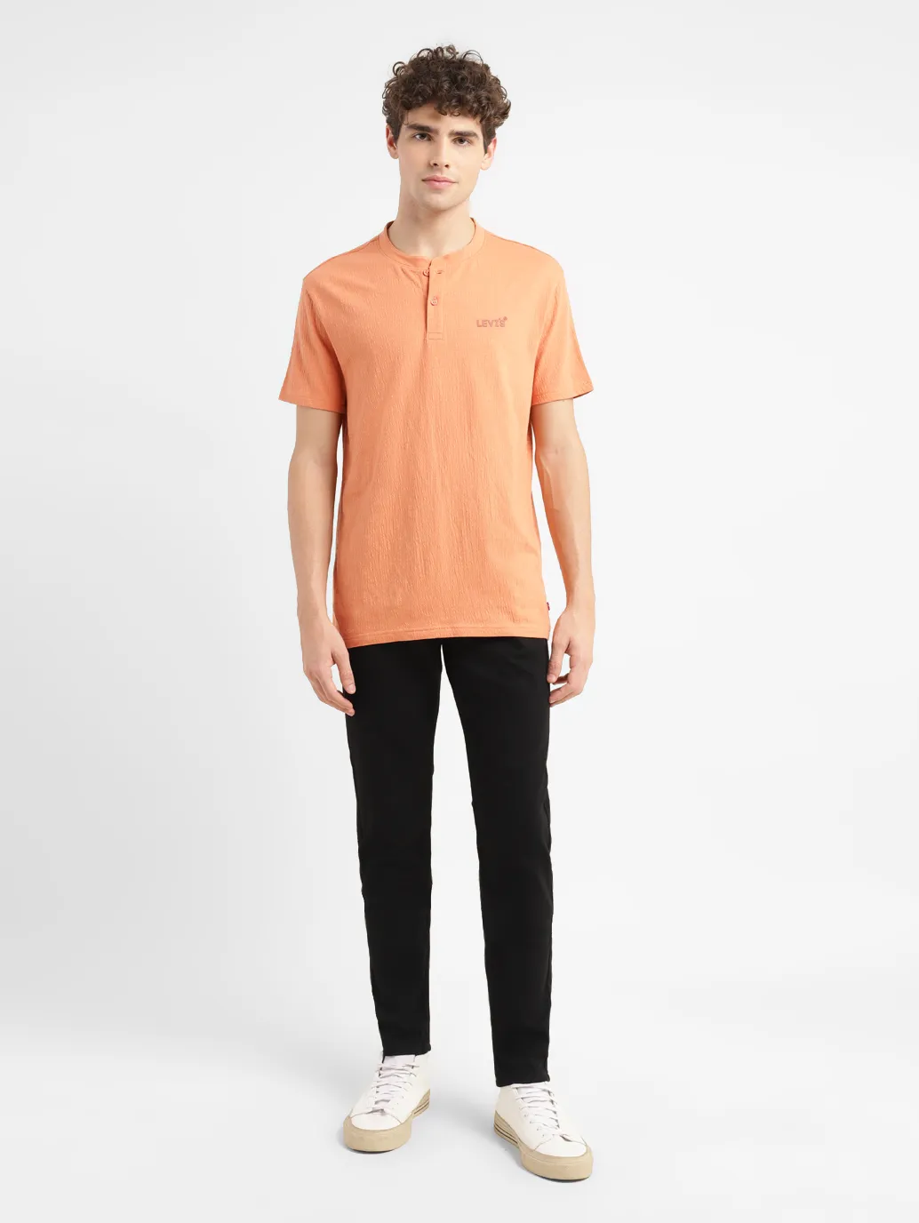 Men's Textured Slim Fit T-shirt - Image 6