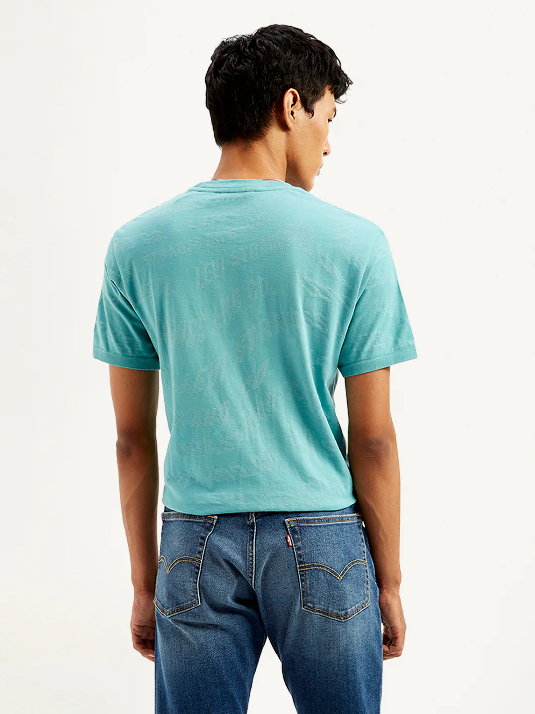 Men's Textured Slim Fit T-Shirt - Image 3