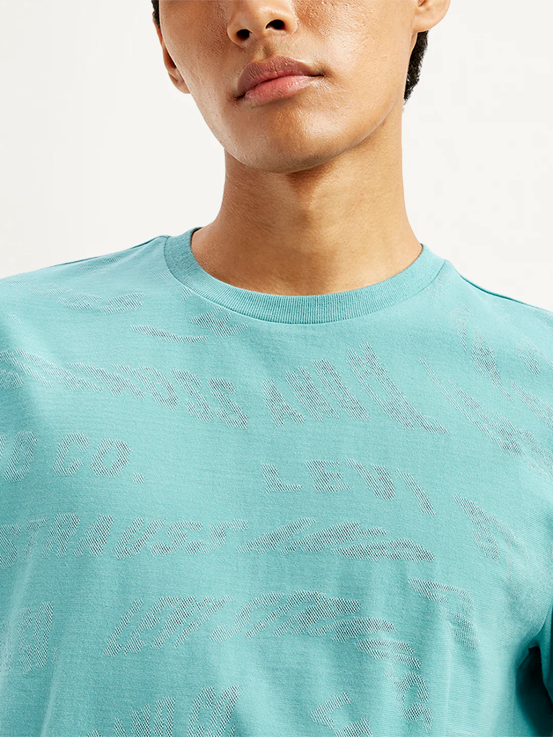 Men's Textured Slim Fit T-Shirt - Image 5