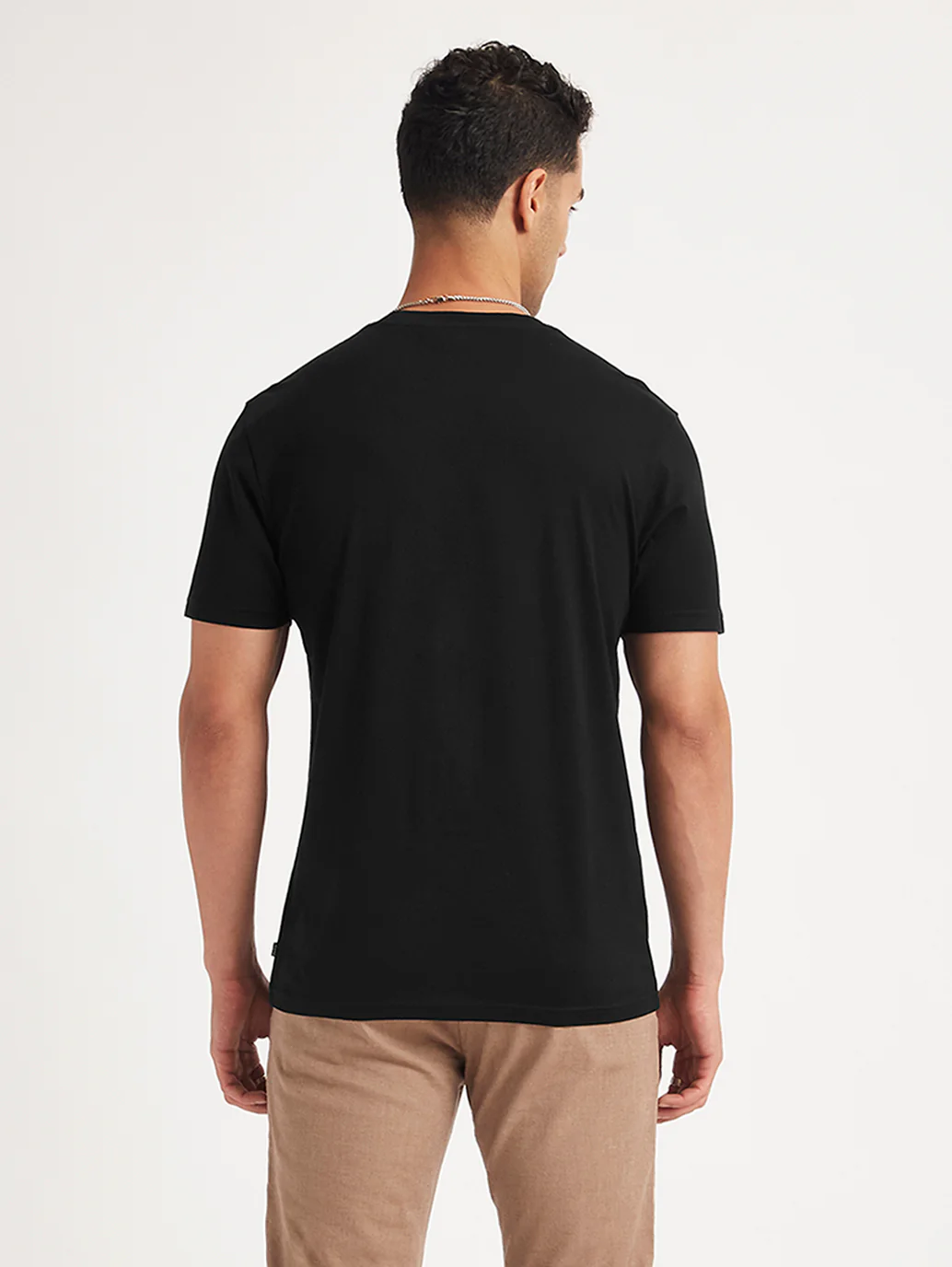 Men's Redloop Textured Slim Fit T-Shirt - Image 3