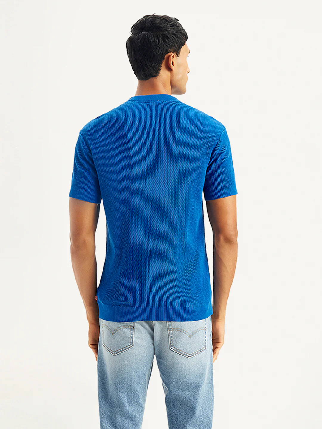 Men's Textured Slim Fit T-Shirt - Image 3
