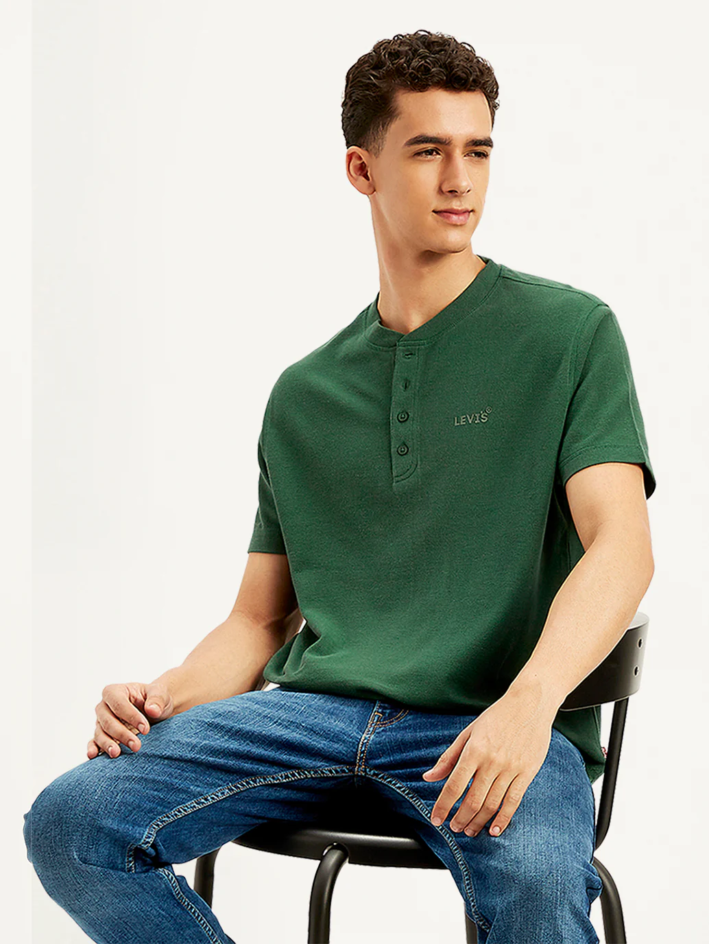 Men's Textured Slim Fit T-Shirt - Image 4