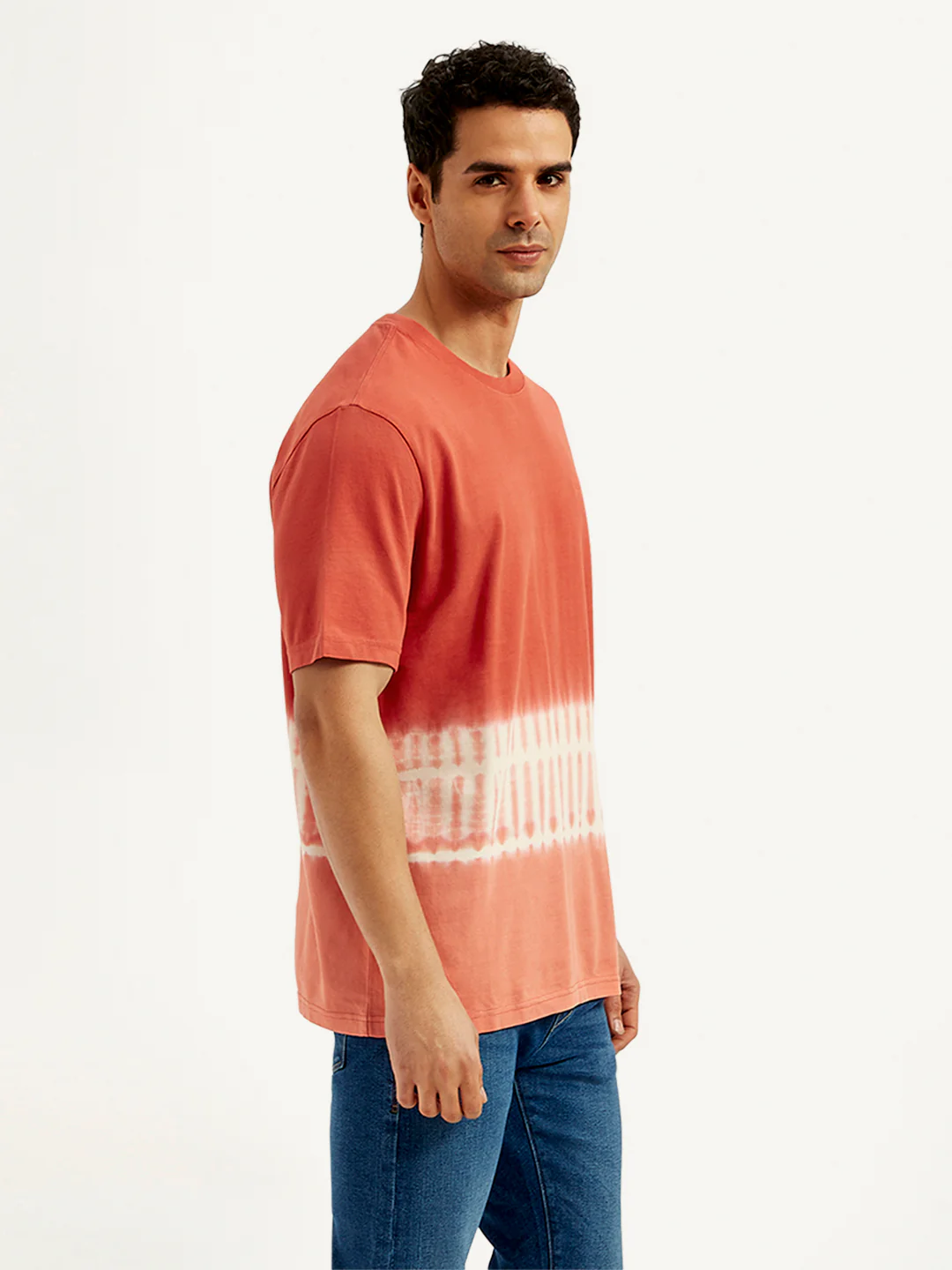 Men's Tie-Dye Crew Neck T-Shirt - Image 4
