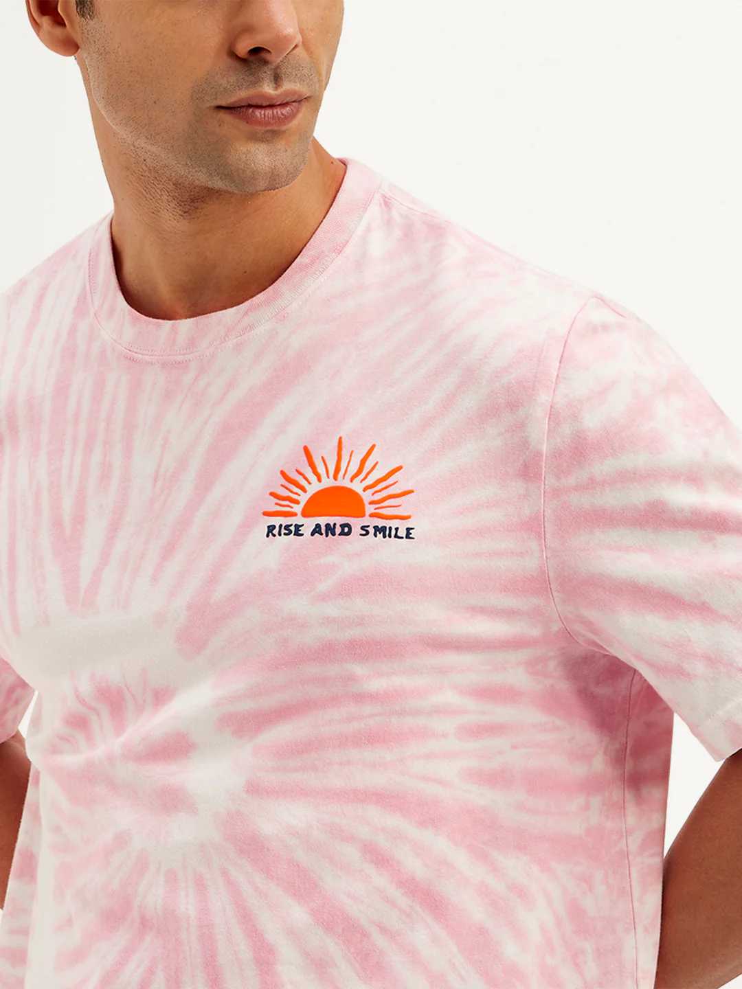 Men's Tie-Dye Crew Neck T-Shirt - Image 5