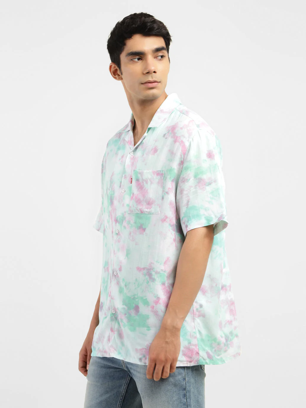 Men's Tie - Dye Regular Fit Shirt - Image 4