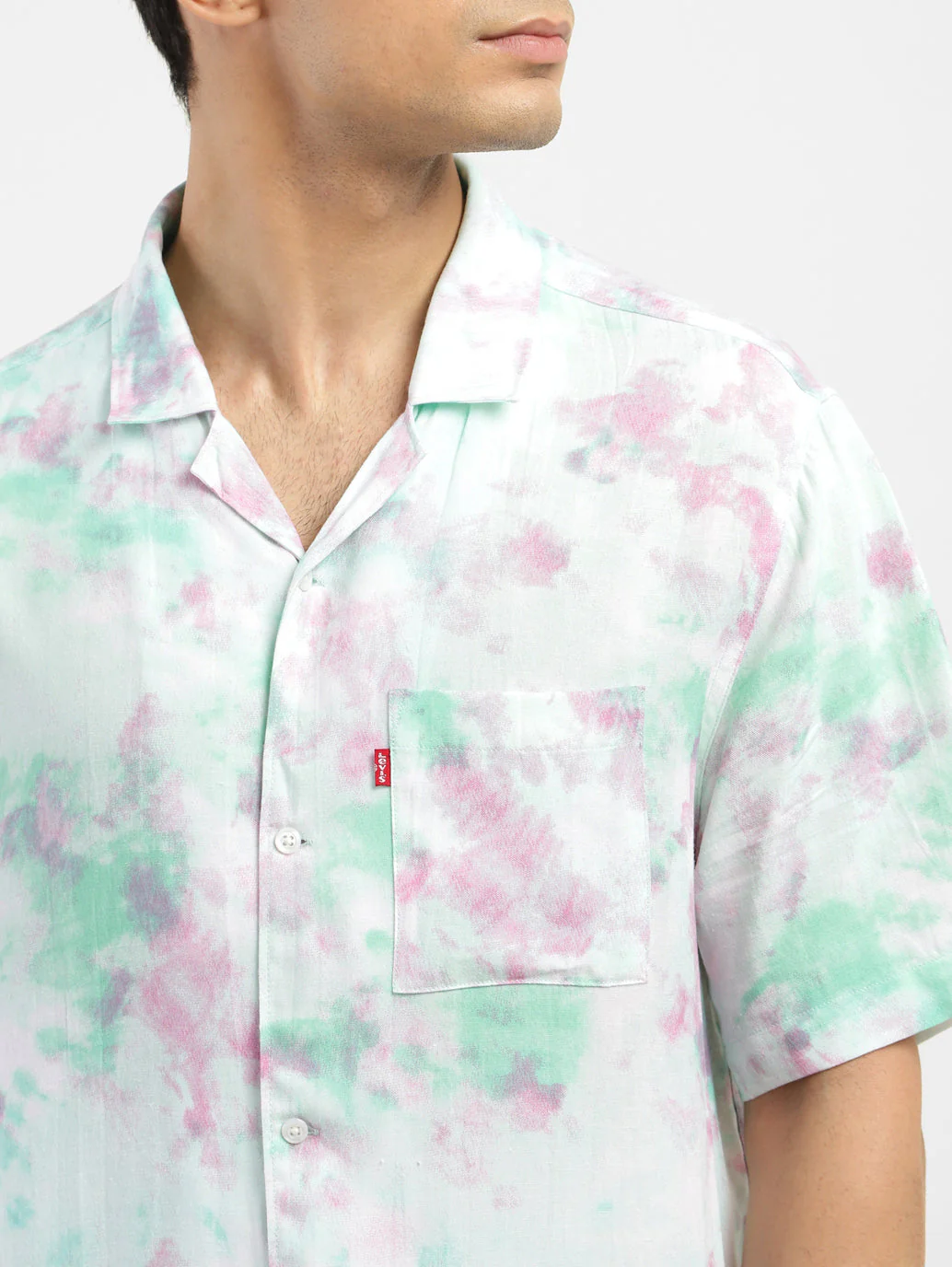 Men's Tie - Dye Regular Fit Shirt - Image 5