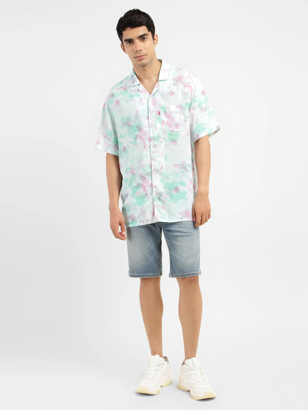 Men's Tie - Dye Regular Fit Shirt - Image 6
