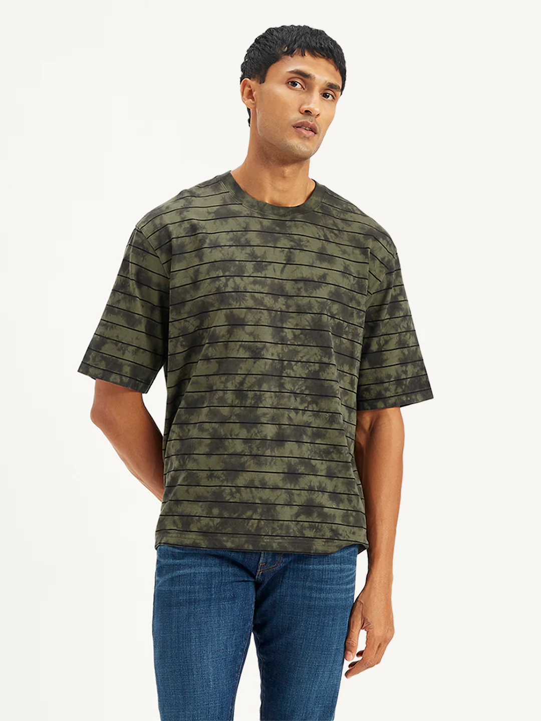 Men's Tie-Dye Loose Fit T-Shirt - Image 2