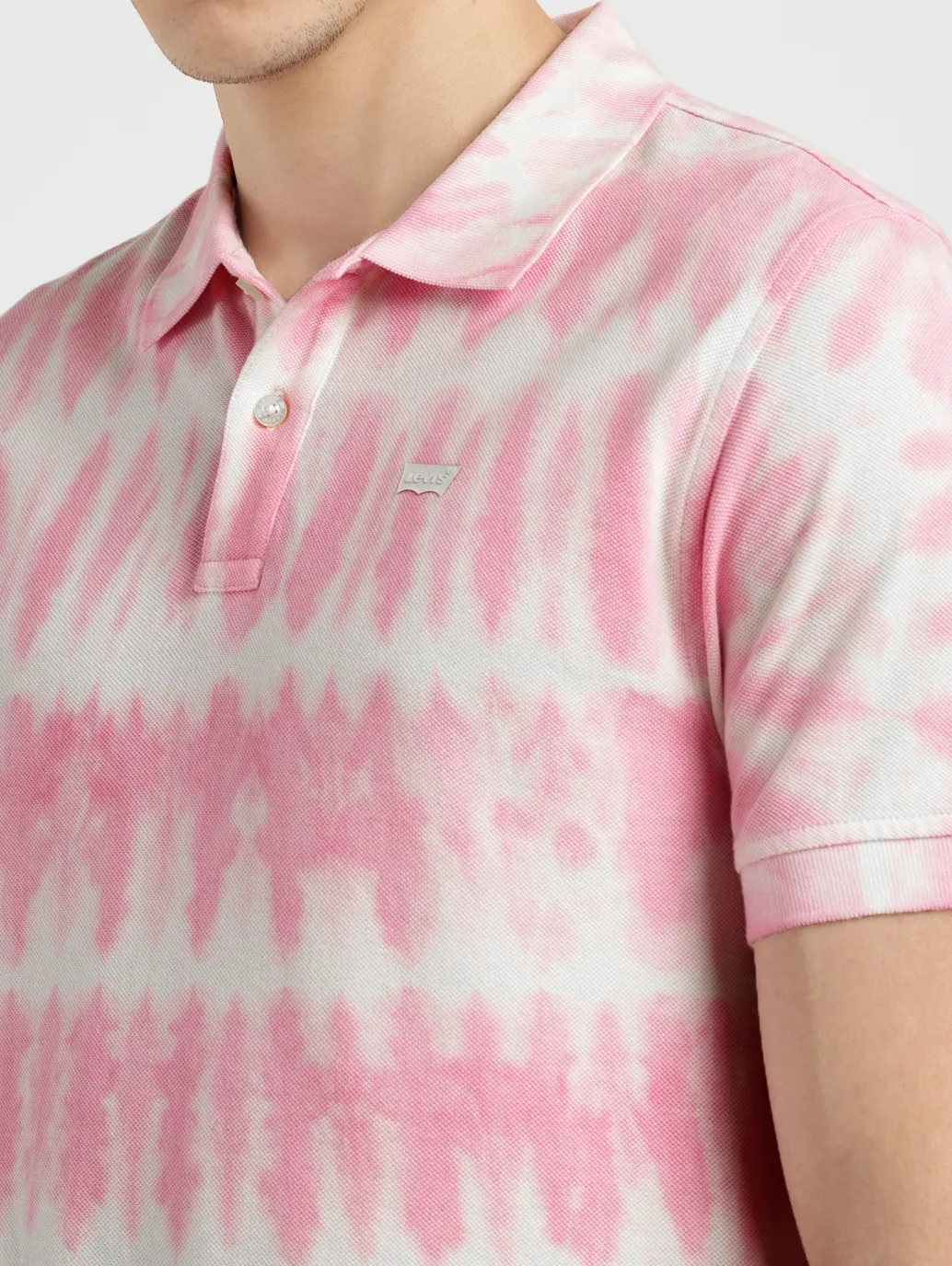Men's Tie -Dye Slim Fit Polo T-shirt - Image 5