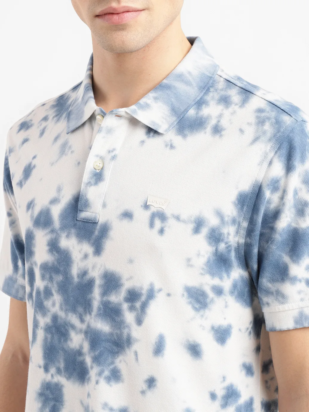 Men's Tie -Dye Slim Fit Polo T-shirt - Image 5