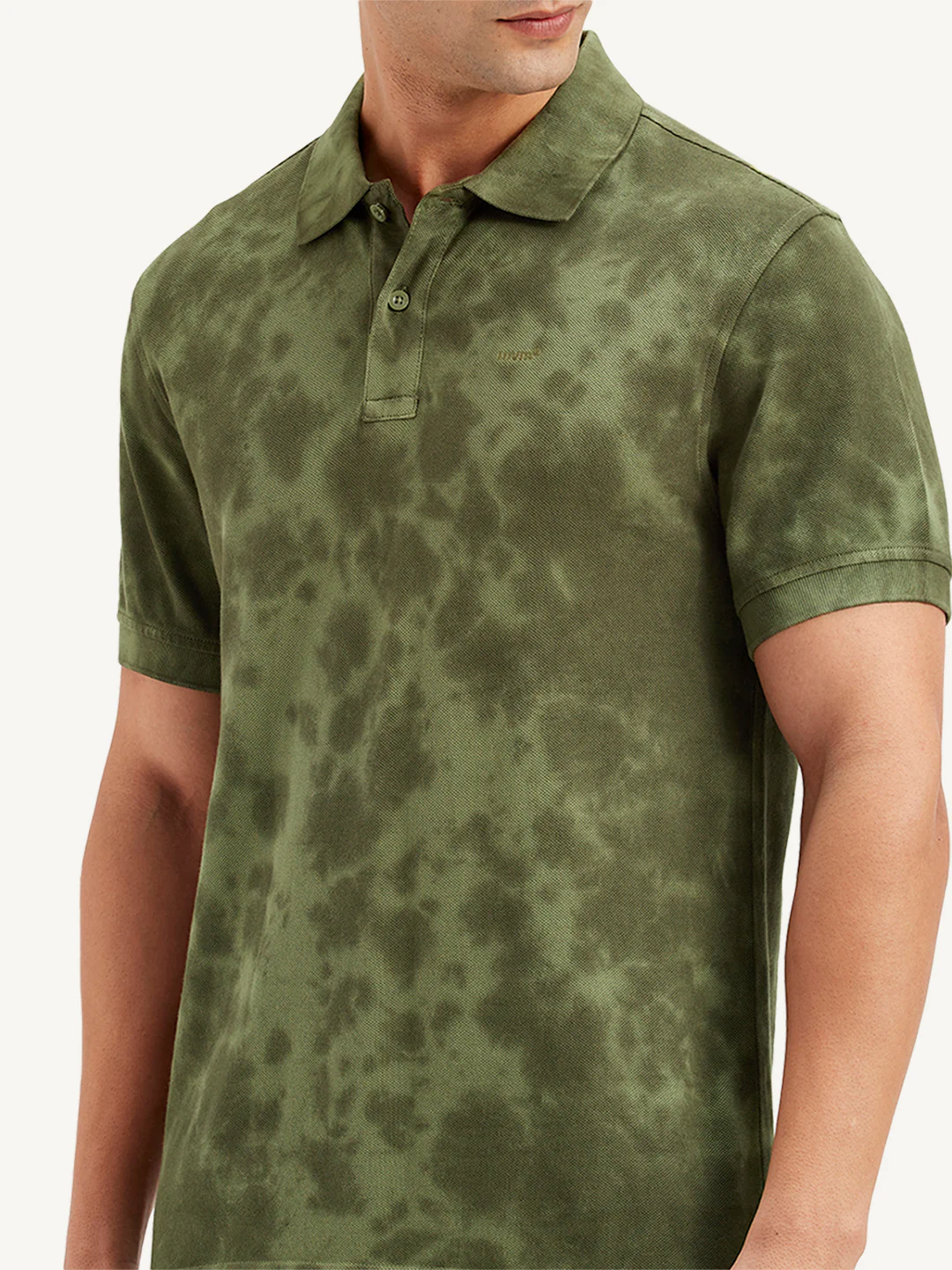 Men's Tie -Dye Slim Fit Polo T-Shirt - Image 4