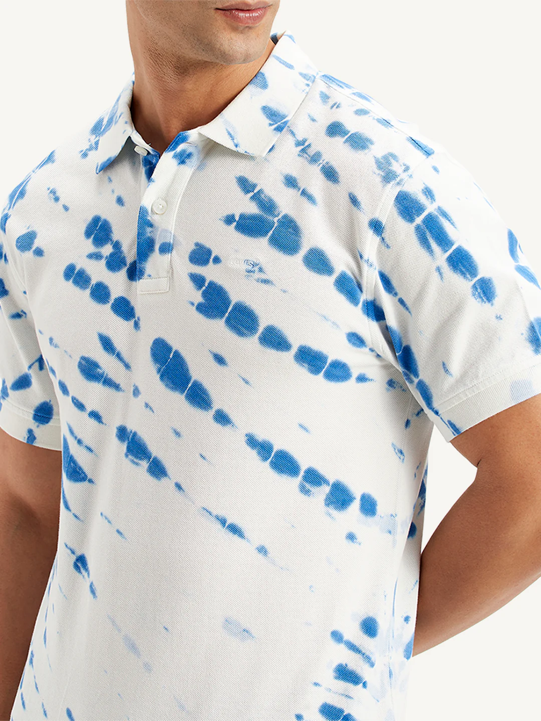 Men's Tie -Dye Slim Fit Polo T-Shirt - Image 5