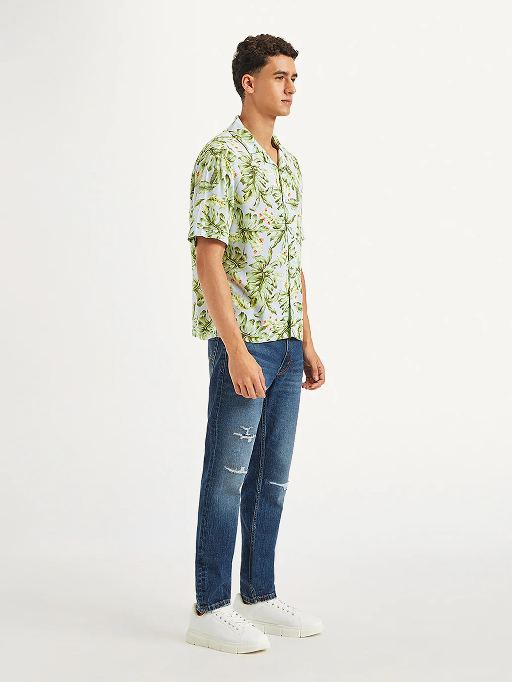 Men's Tropical Regular Fit Camp Shirt - Image 3