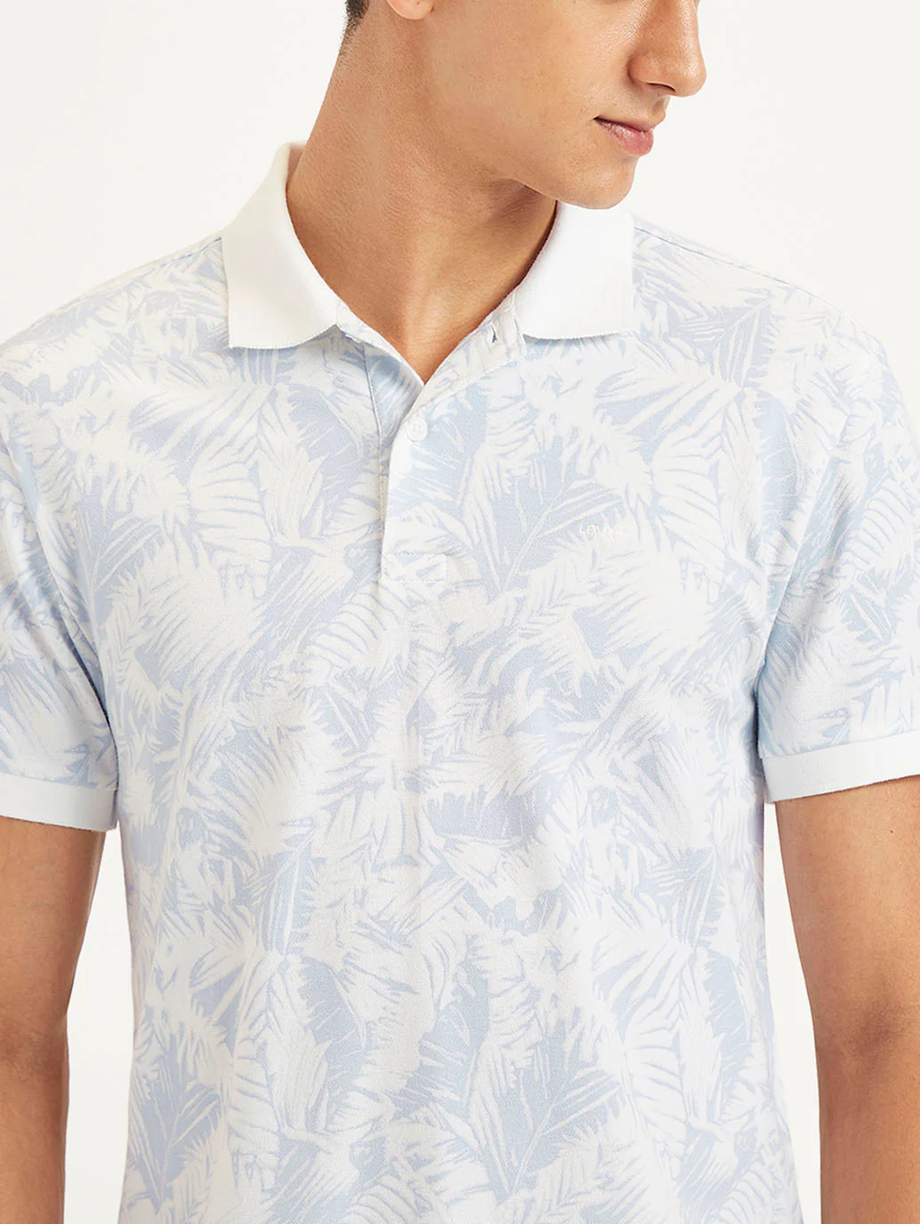 Men's Tropical Slim Fit Polo T-Shirt - Image 2